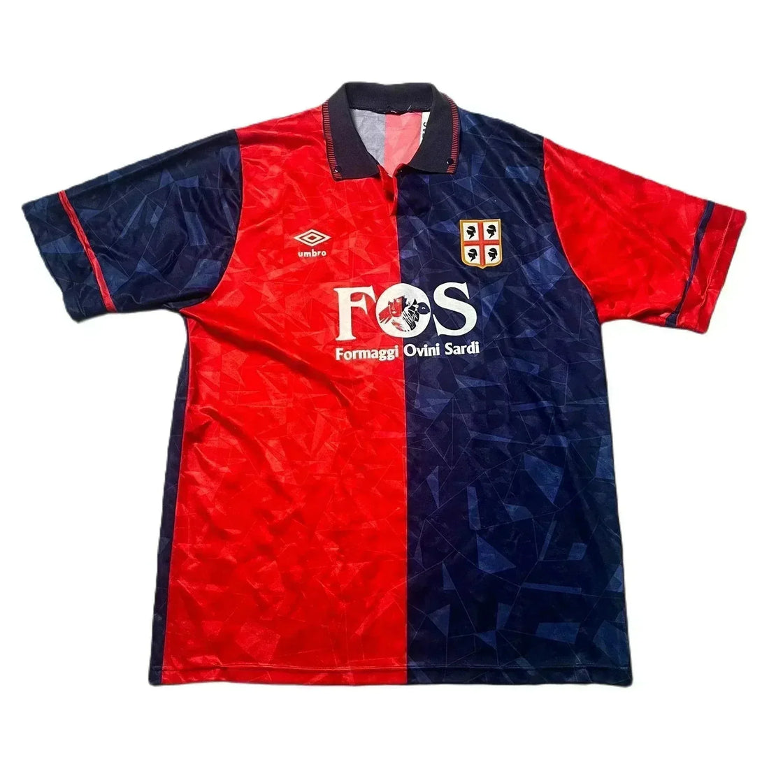 1990 - 93 Cagliari Home Shirt - L | The Streetwear Studio