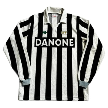 1992 - 93 Juventus Home Long Sleeve Shirt - L | The Streetwear Studio