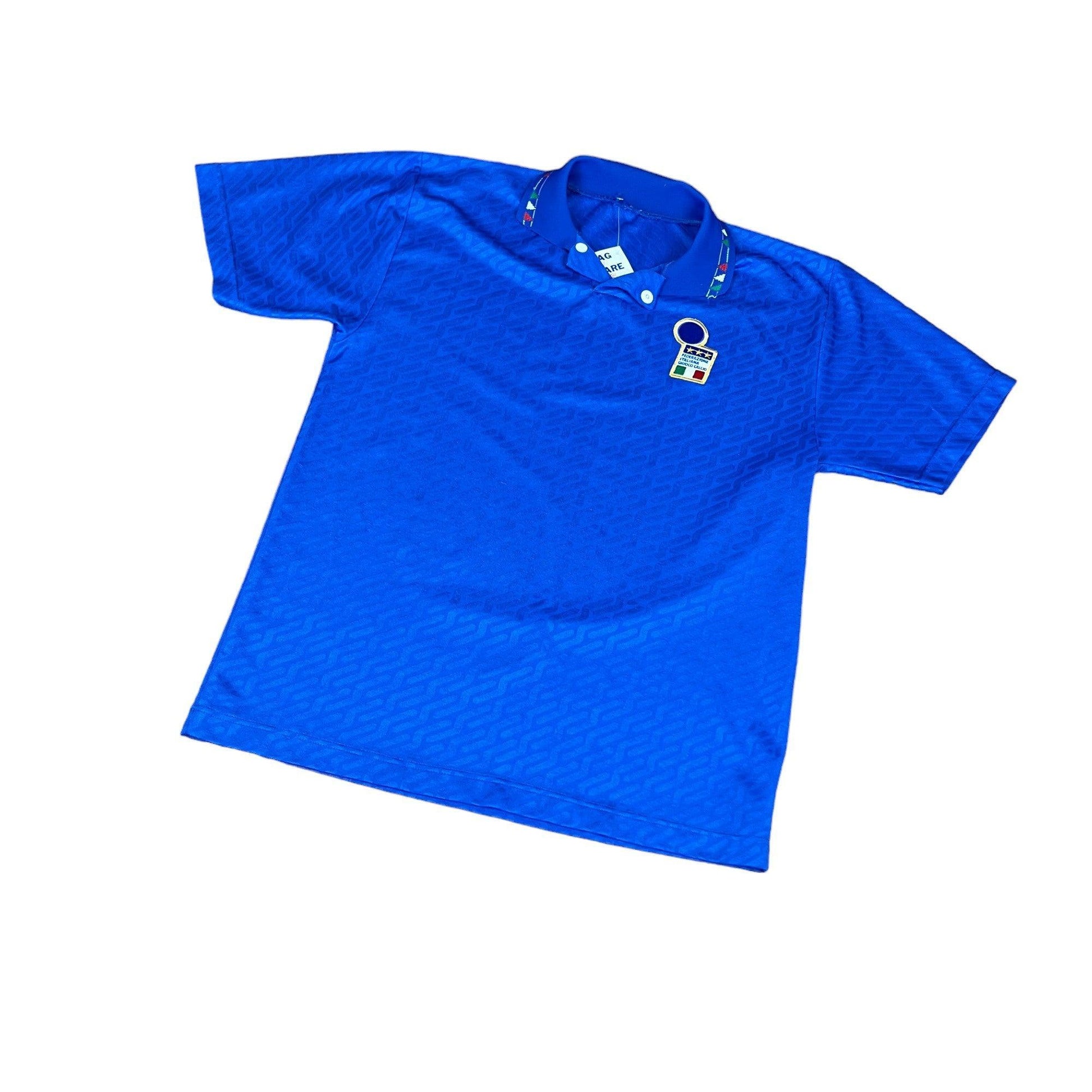 1993-94 Blue Italy Tee - Large - The Streetwear Studio