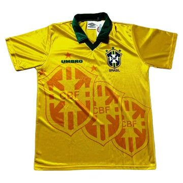 1994 - 96 Brazil Home Shirt - M | The Streetwear Studio