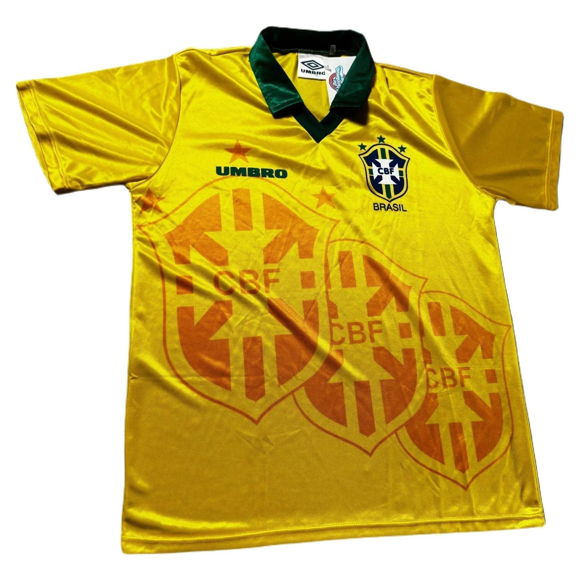 1994 - 96 Brazil Home Shirt - M | The Streetwear Studio