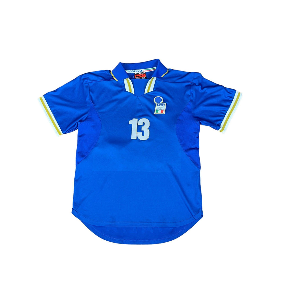 1996-97 Blue Italy Shirt - Large - The Streetwear Studio