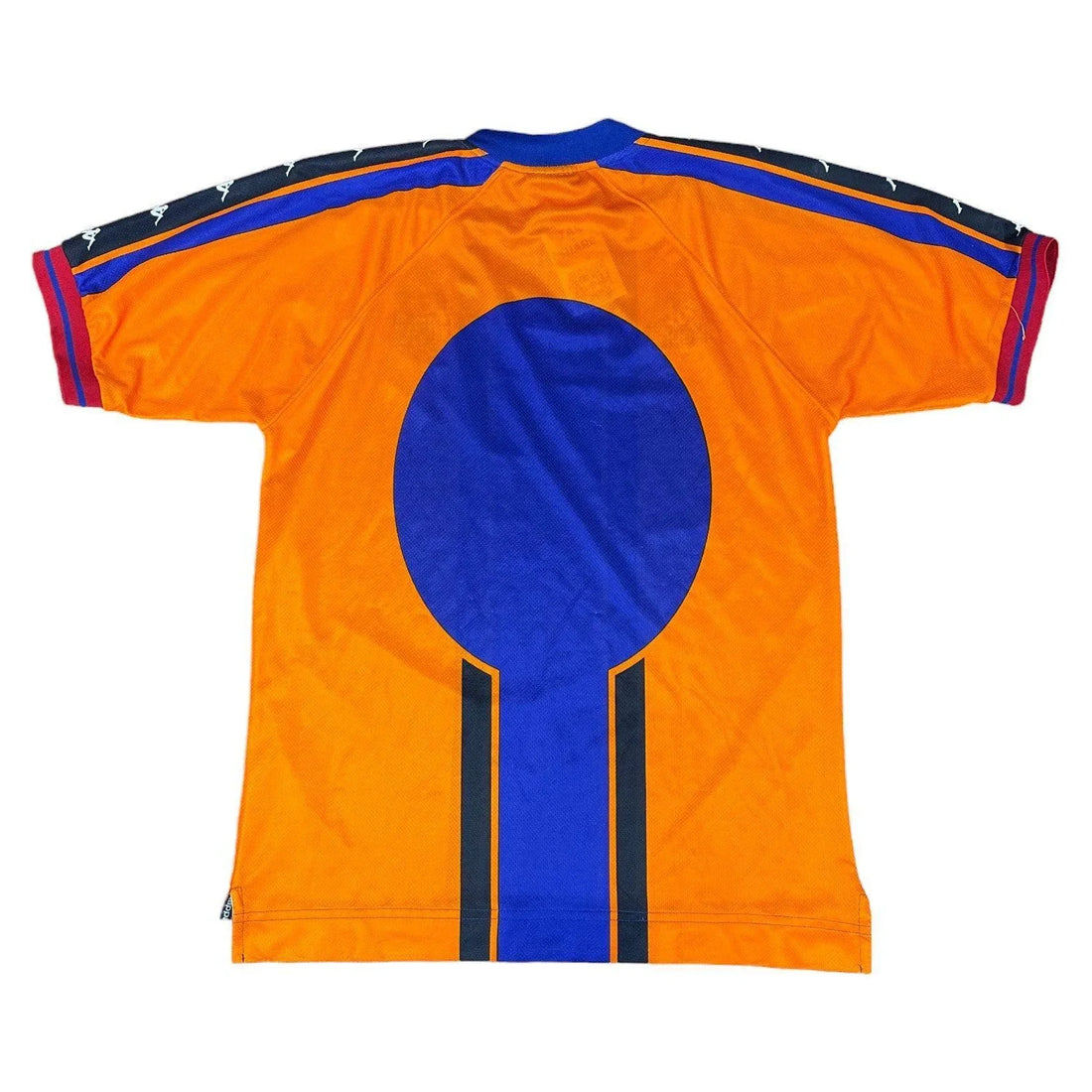 1997-98 Orange + Blue Kappa Barcelona FC Shirt - XL | The Streetwear Studio