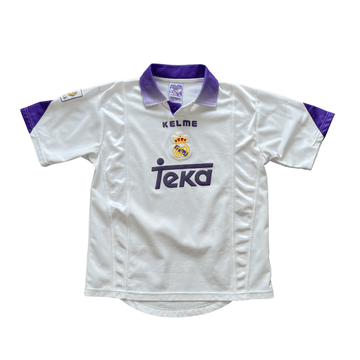 1997-98 White Kelma Real Madrid Shirt - Medium - The Streetwear Studio