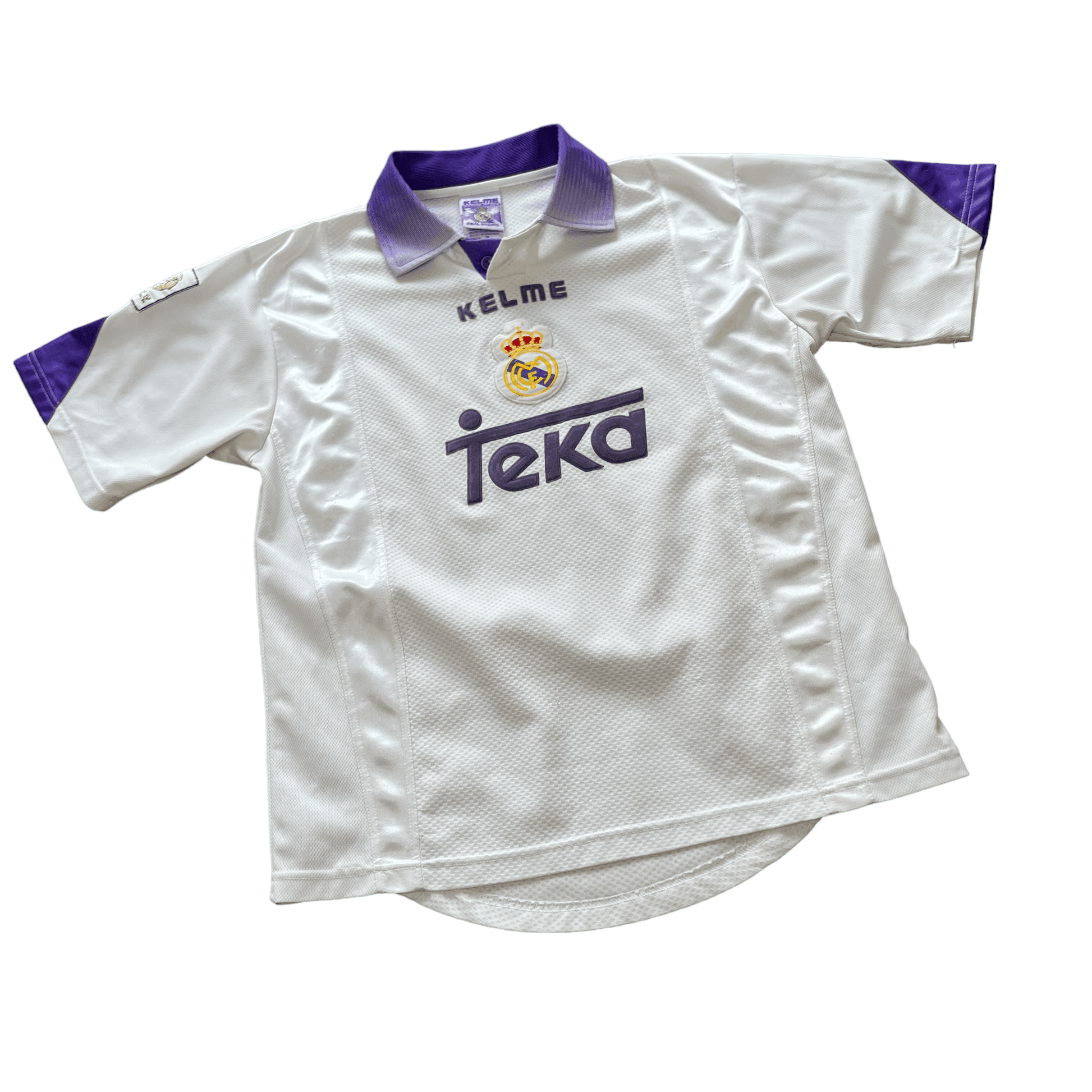 1997-98 White Kelma Real Madrid Shirt - Medium - The Streetwear Studio