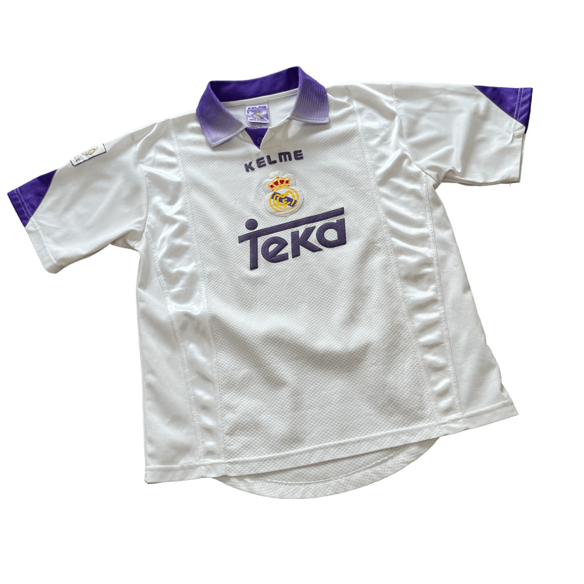 1997-98 White Kelma Real Madrid Shirt - Medium - The Streetwear Studio