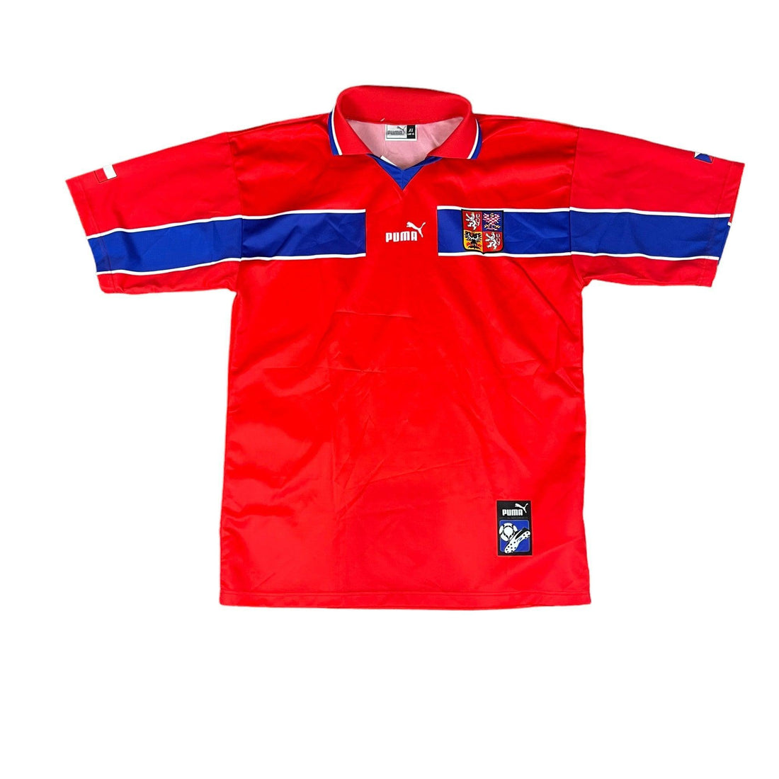 1998-00 Red Puma Czech Republic Tee - Extra Large - The Streetwear Studio