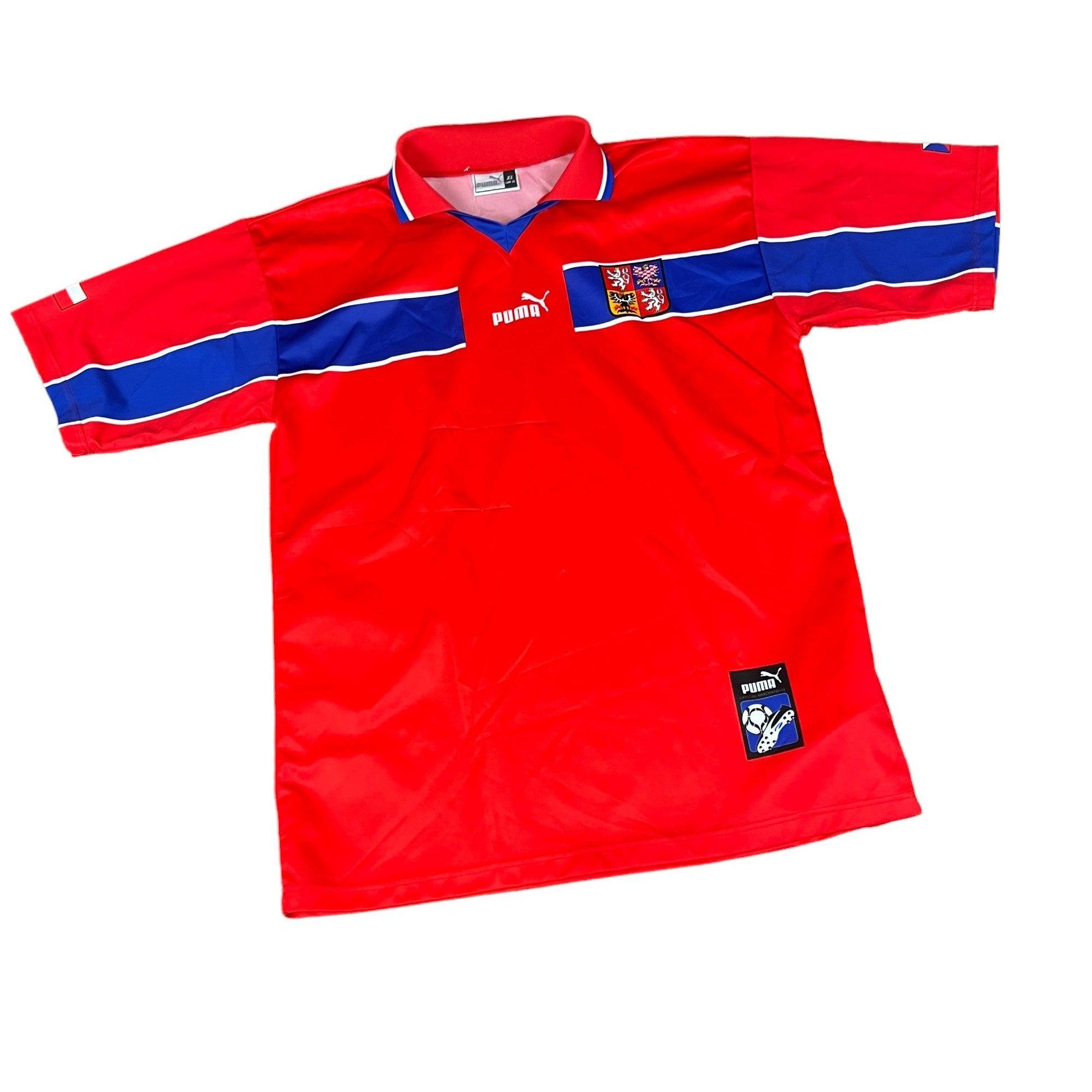 1998-00 Red Puma Czech Republic Tee - Extra Large - The Streetwear Studio