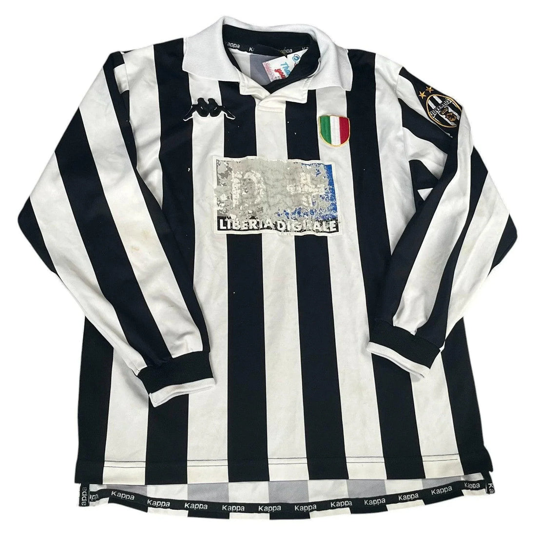 1998 Juventus Long Sleeve Home Shirt - Kids | The Streetwear Studio