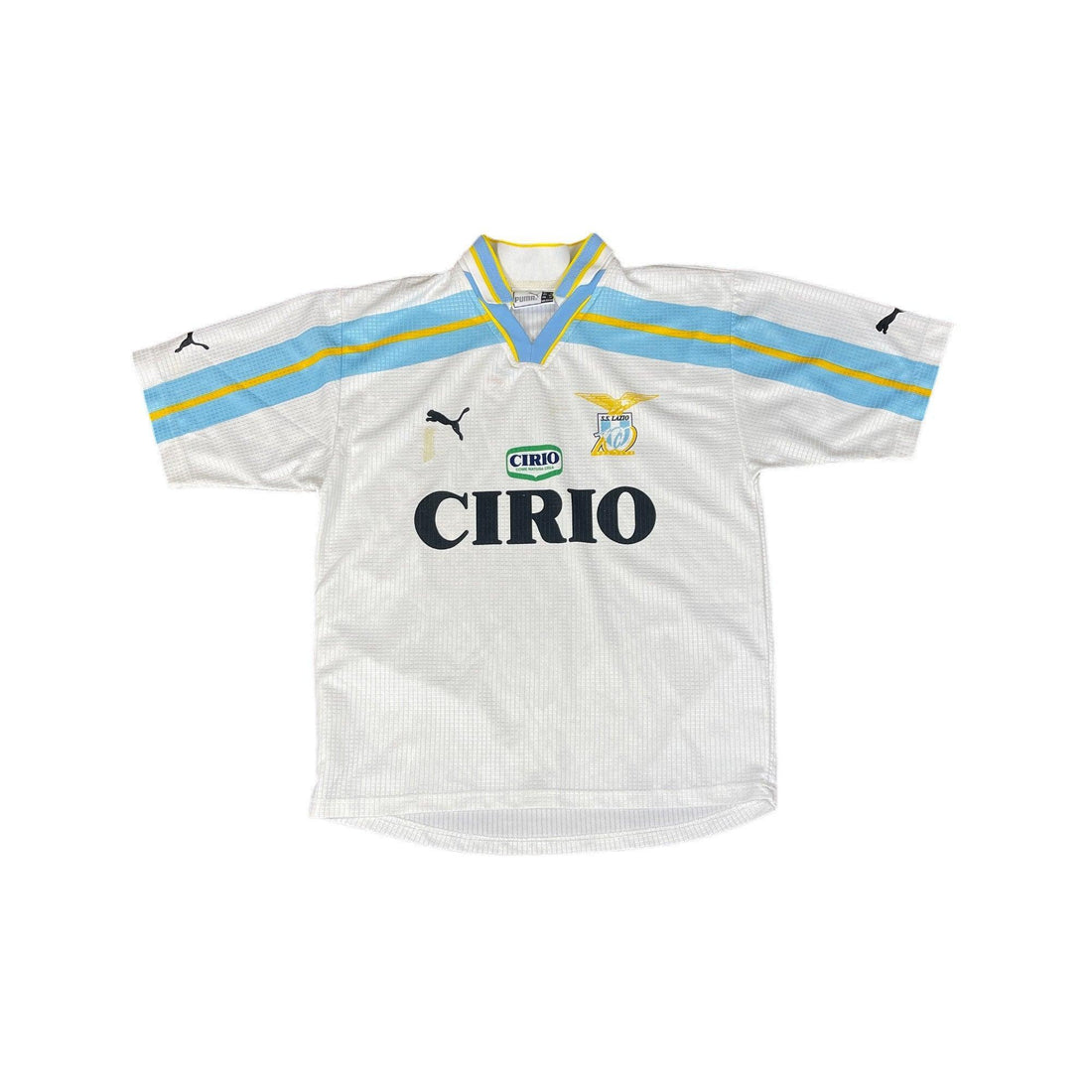 1999-00 White Puma Lazio Century Tee - Small - The Streetwear Studio