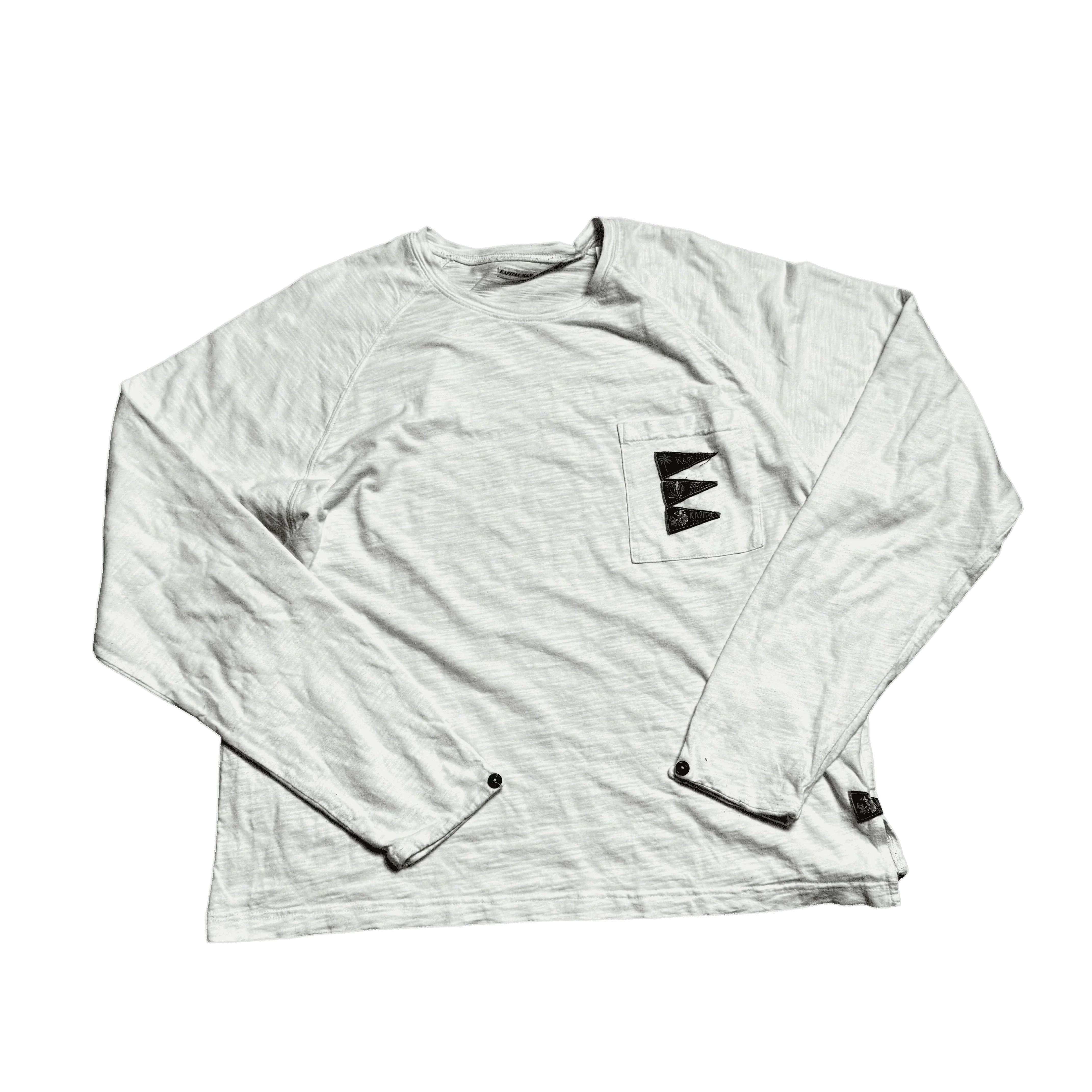 White Kapital Long Sleeve Tee - L