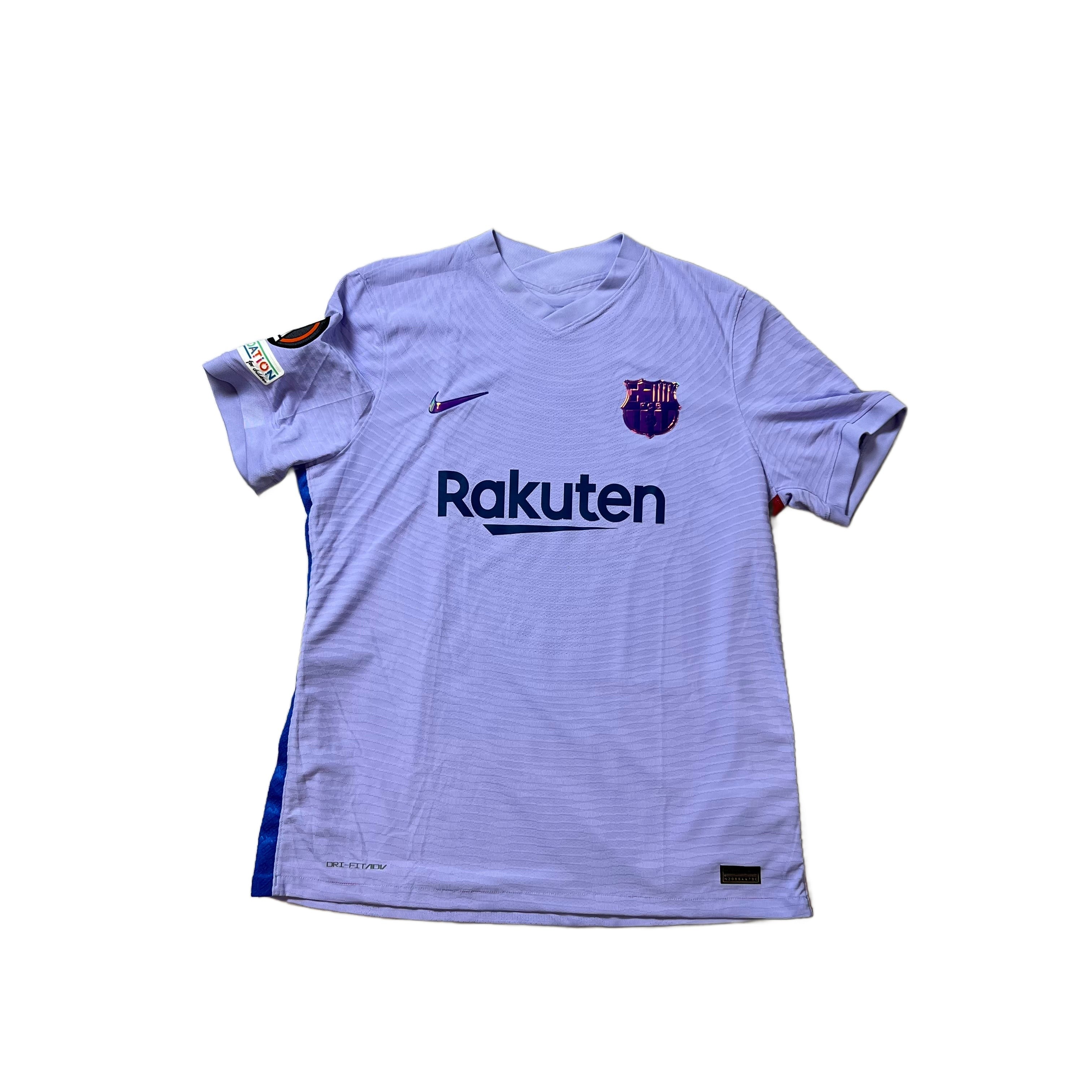 2021 - 22 Barcelona Away 'De.Jong' Shirt - XL