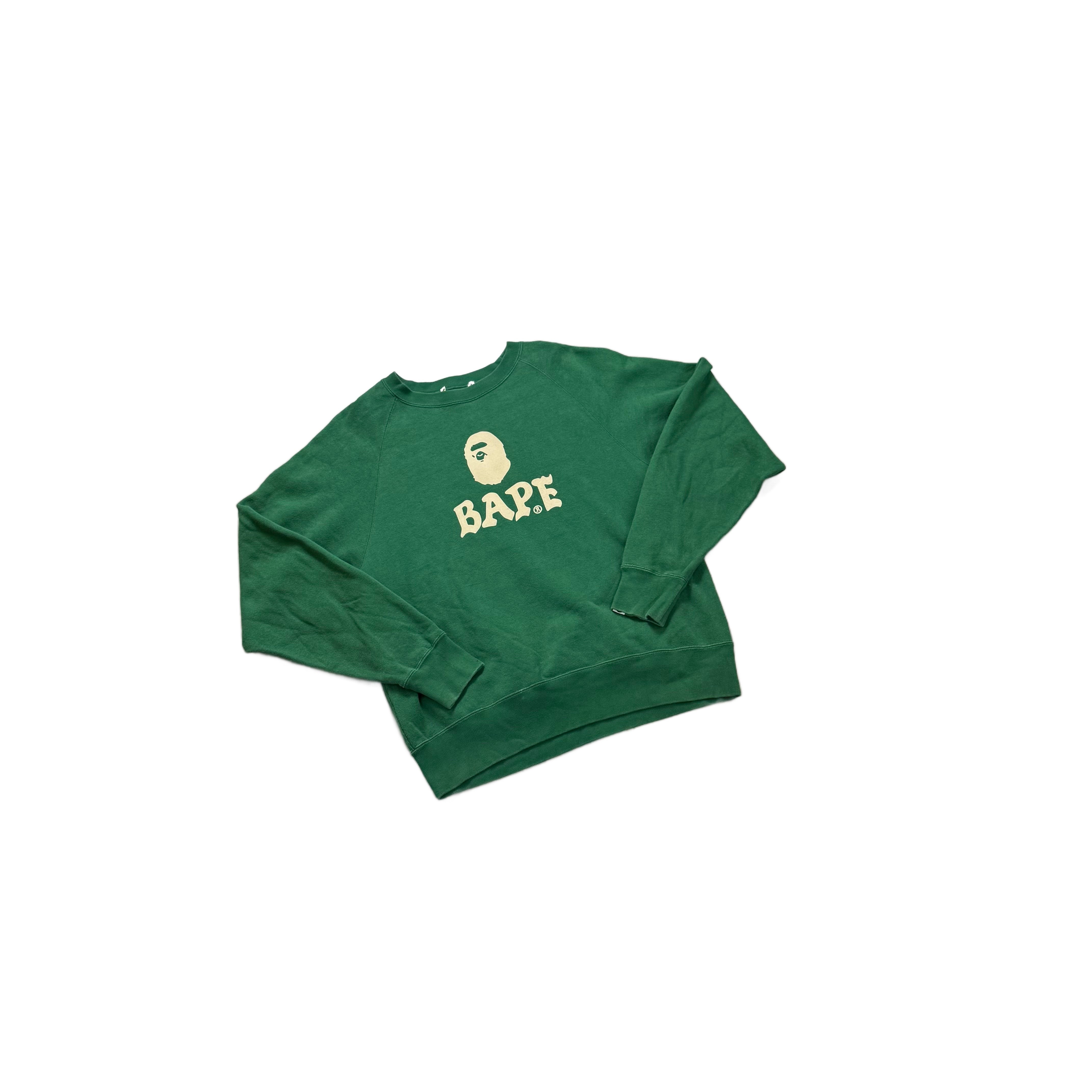 Green A Bathing Ape (BAPE) Sweatshirt - S