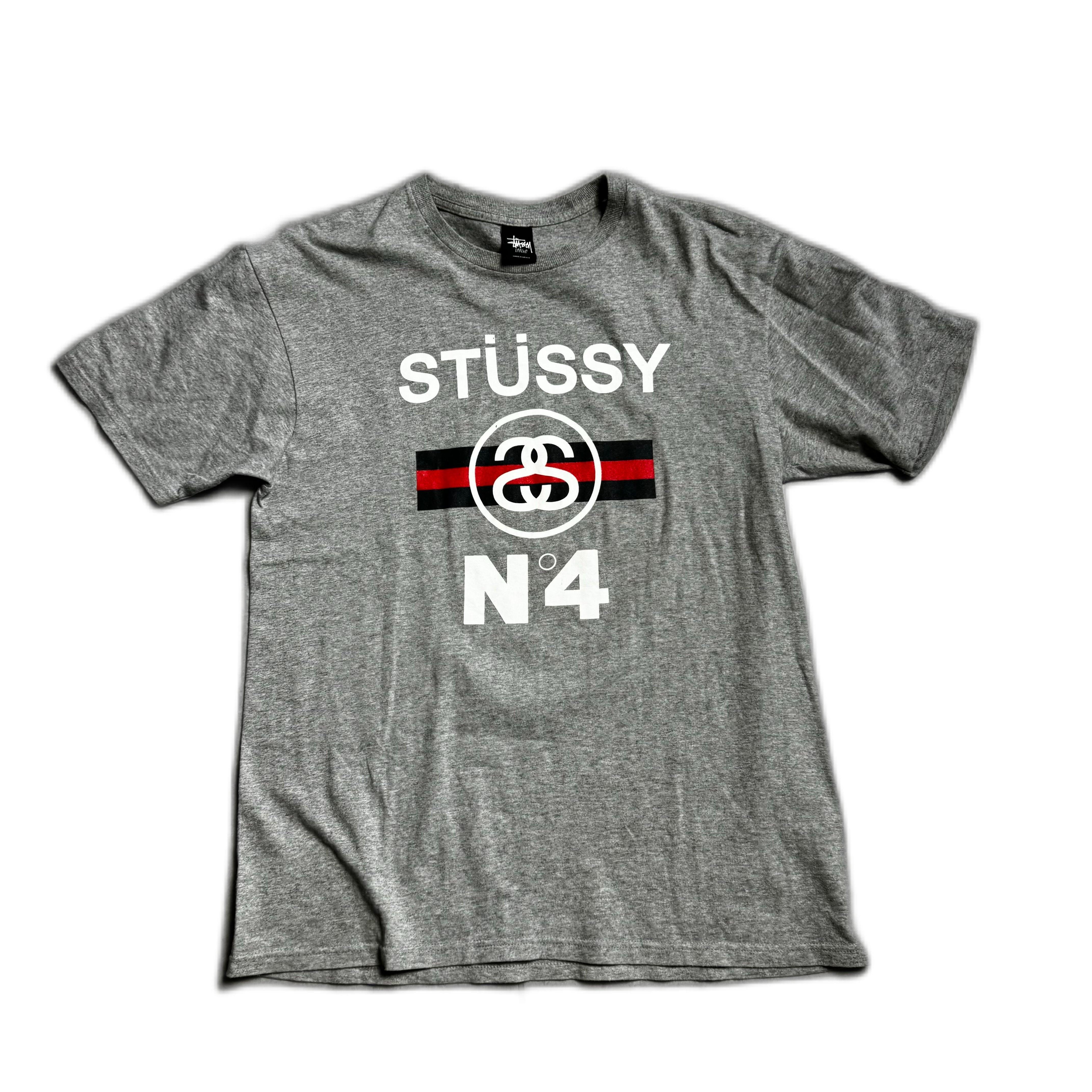 Grey Stussy Tee - L