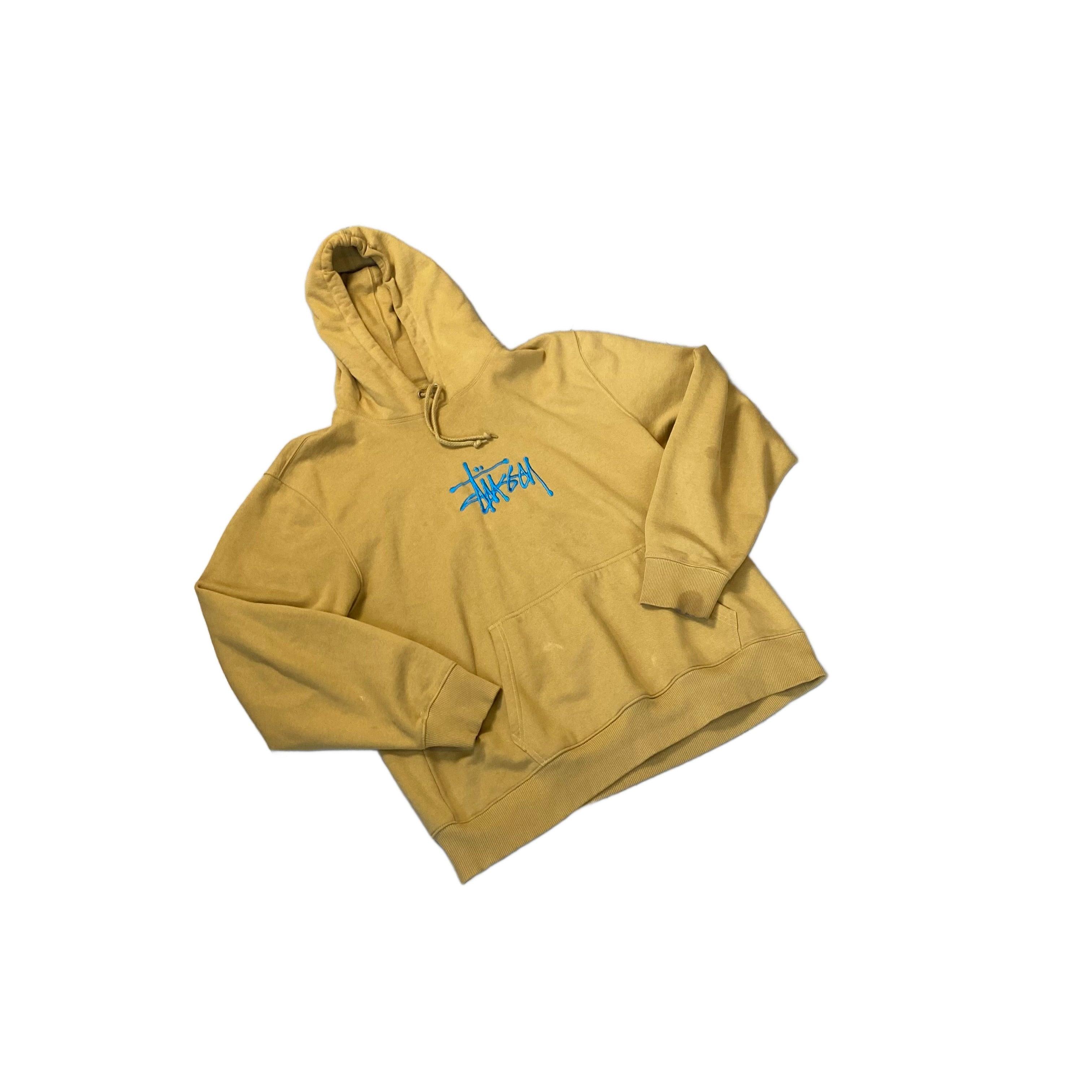 Yellow Stussy Hoodie - XL