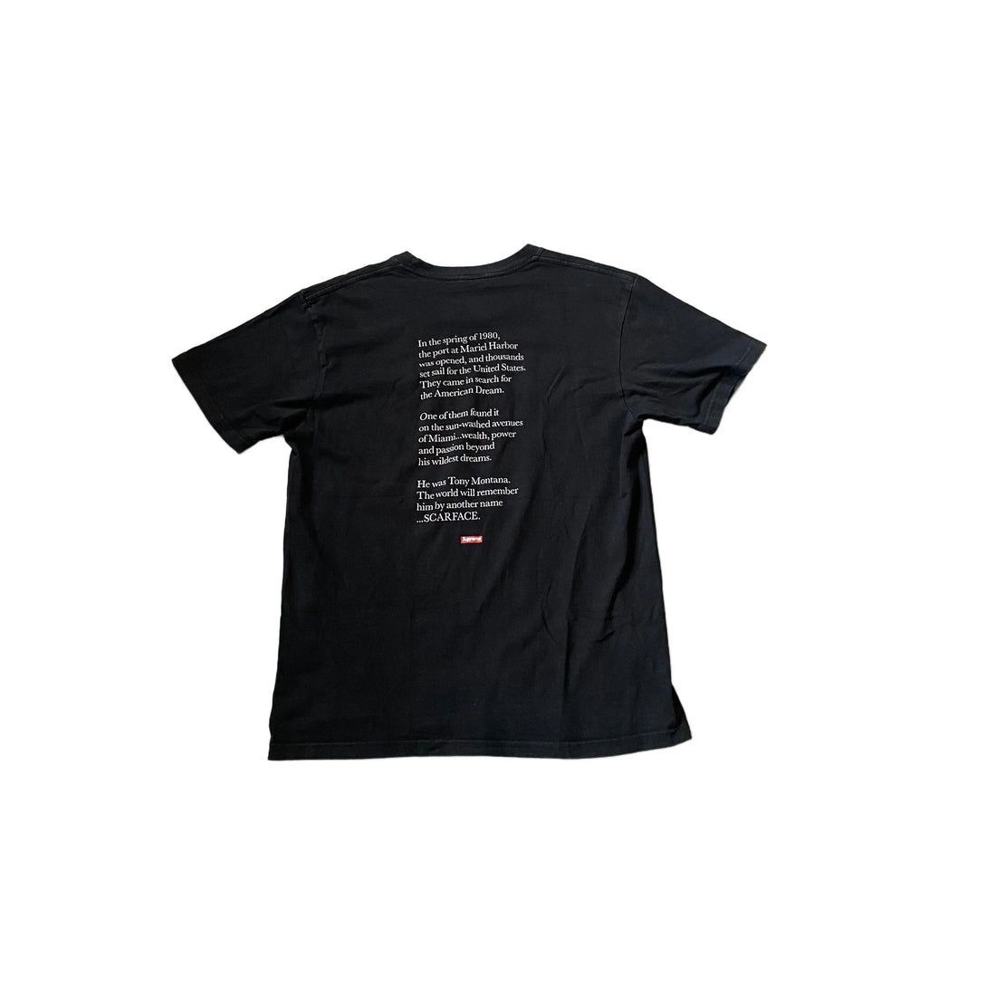 Black Supreme Scarface Tee - M