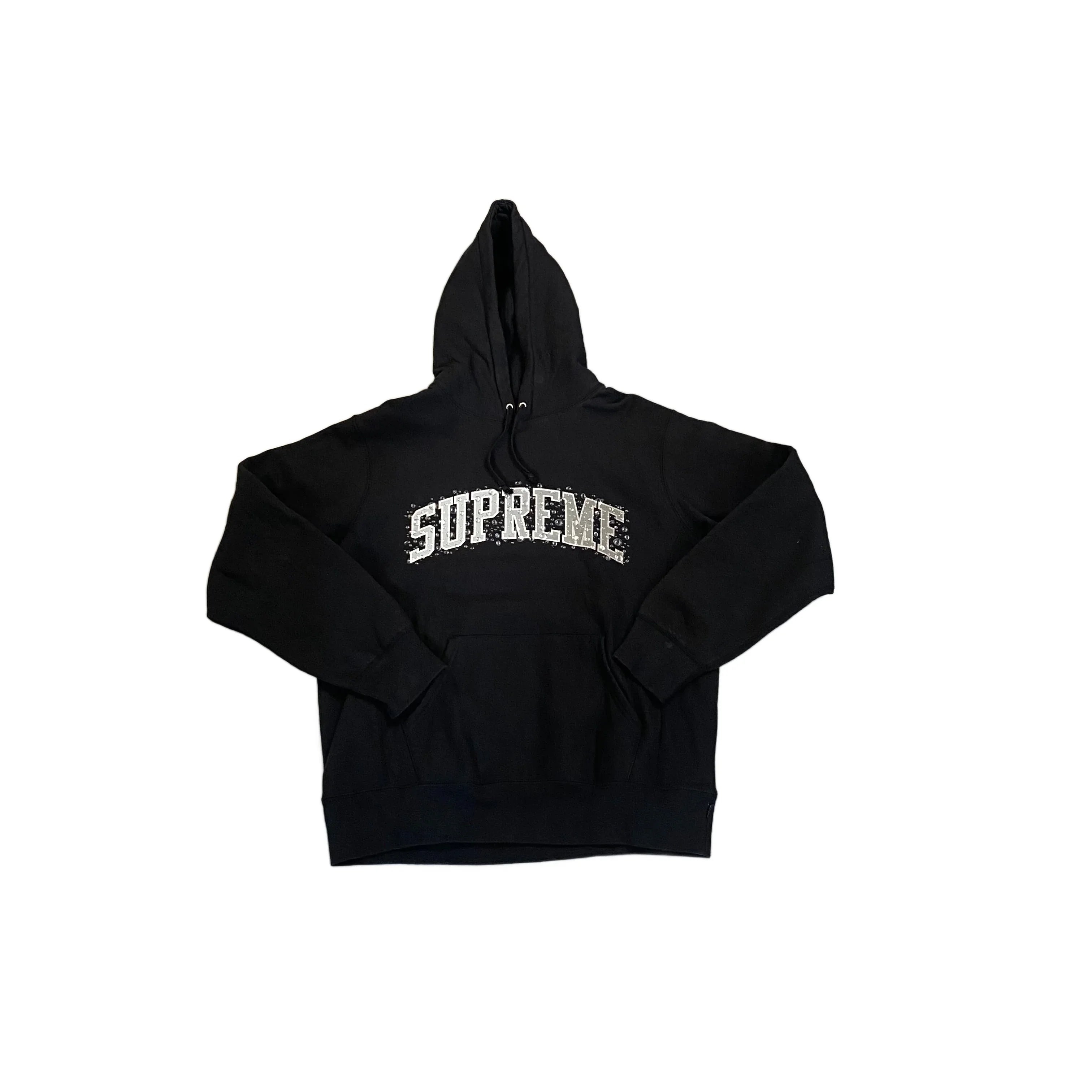 Black Supreme Hoodie - L