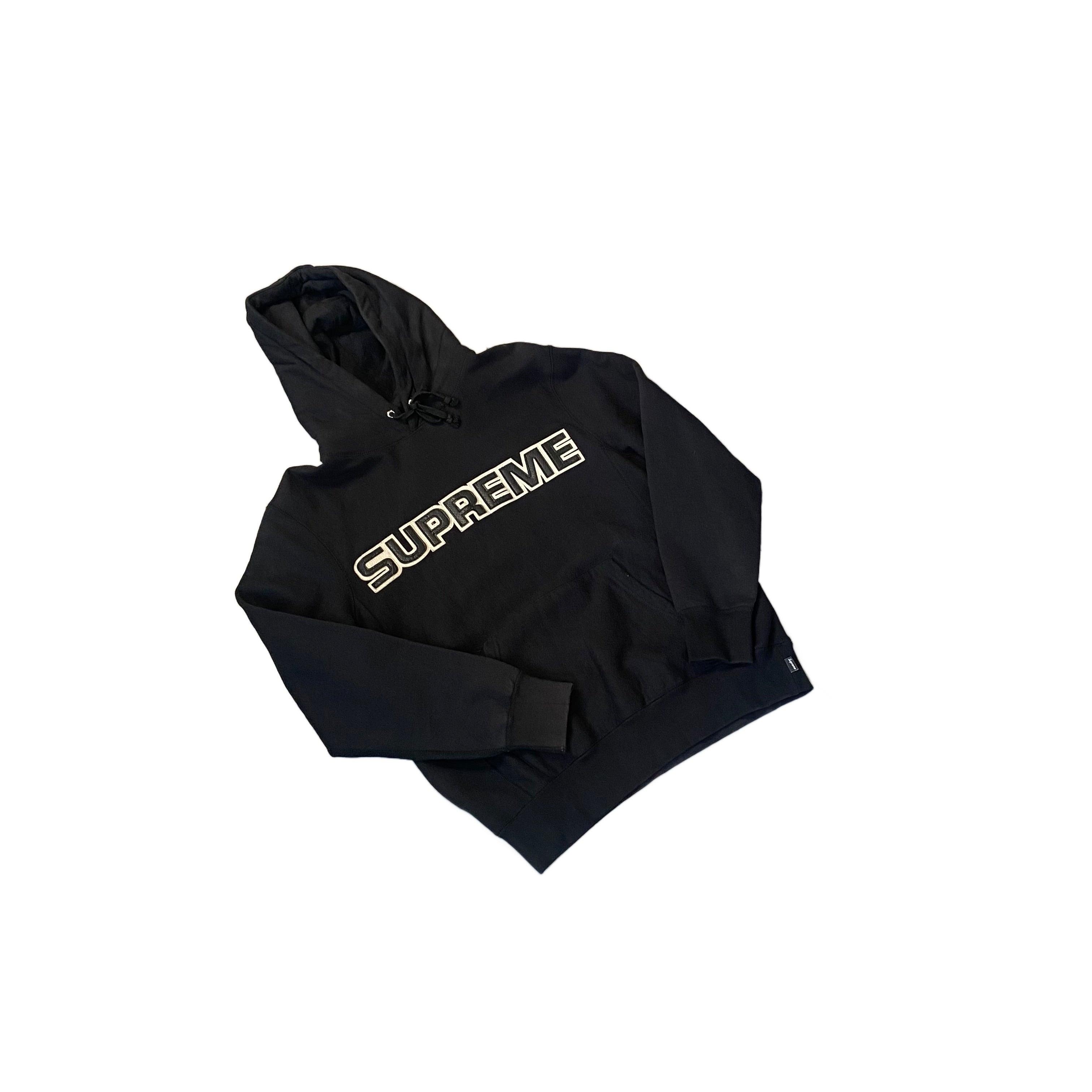 Black Supreme Hoodie - M