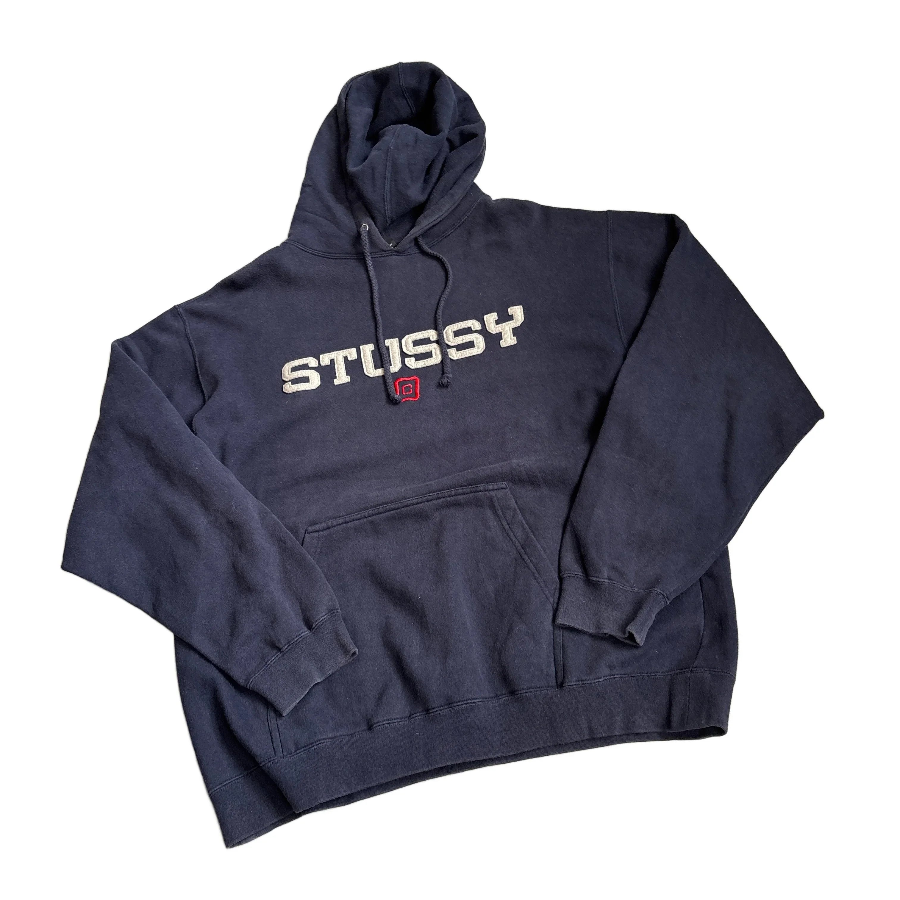 Navy Blue Stussy Hoodie - XL