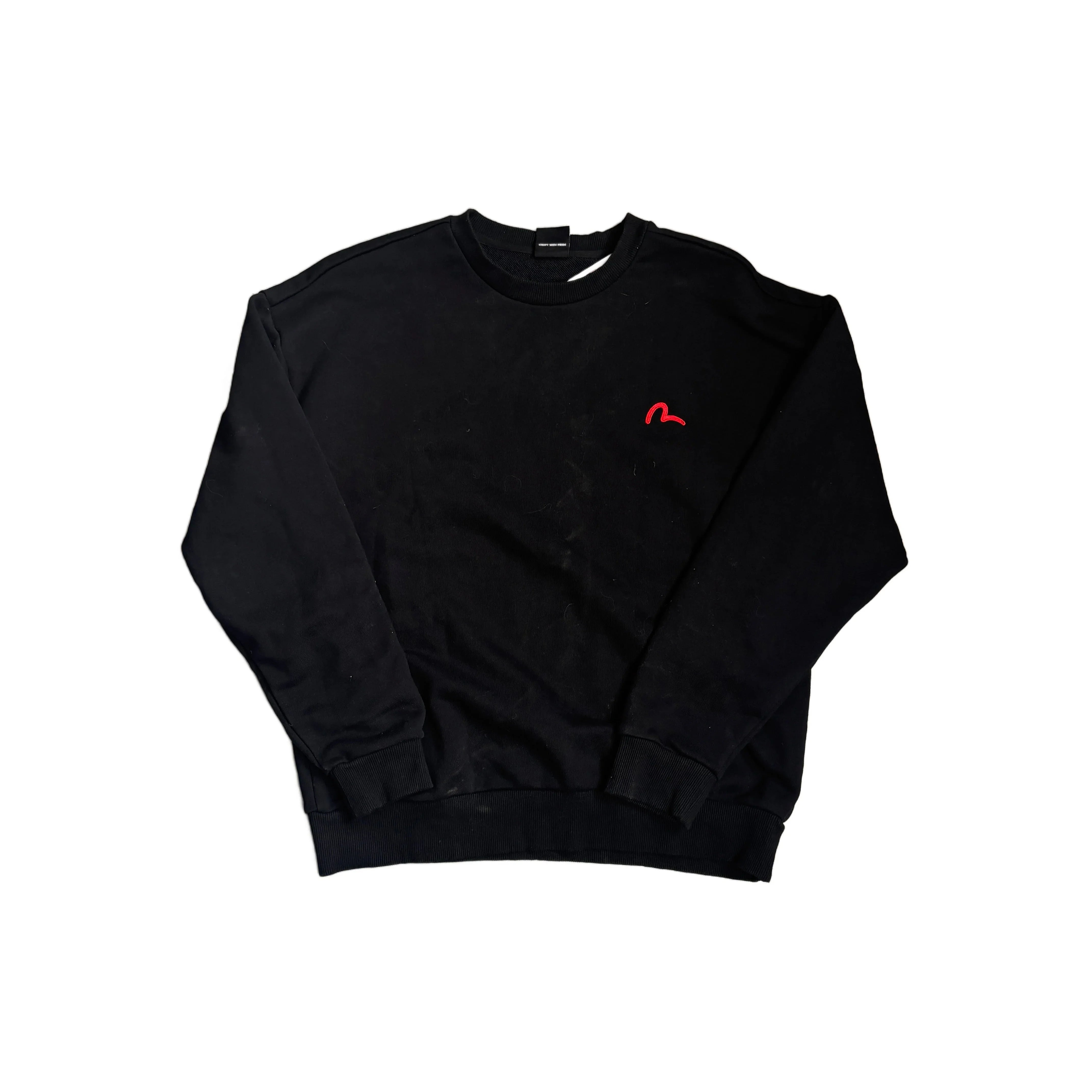 Black Evisu Sweatshirt - L