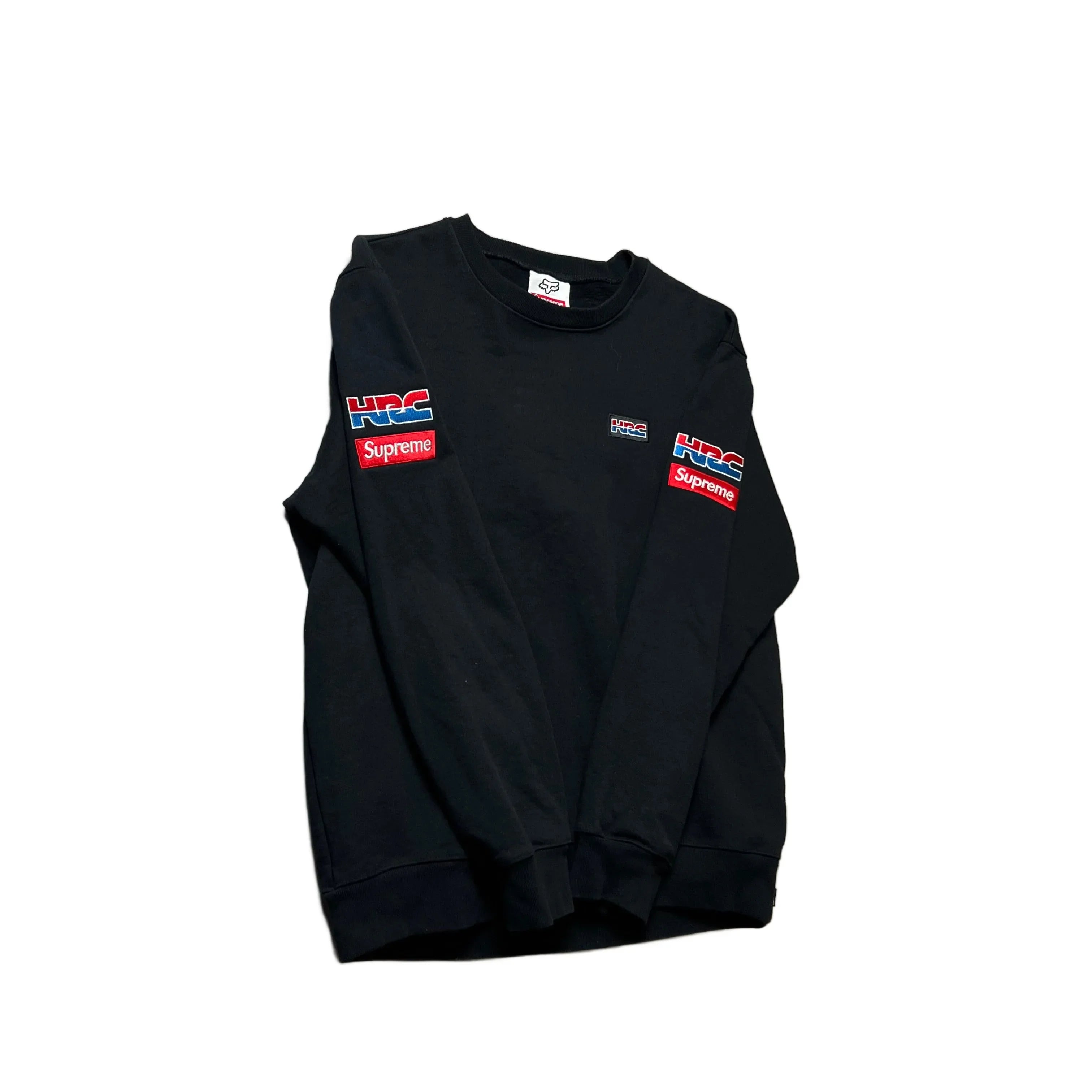 Black Supreme Fox Racing Sweatshirt - L