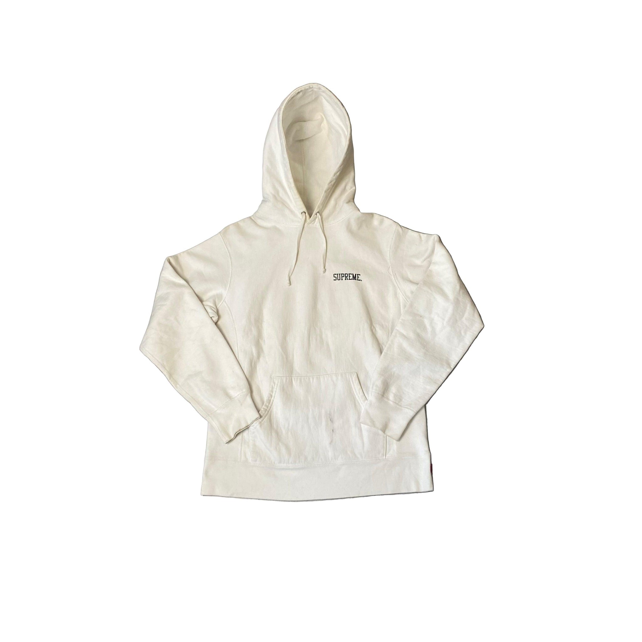 White Supreme Hoodie - S