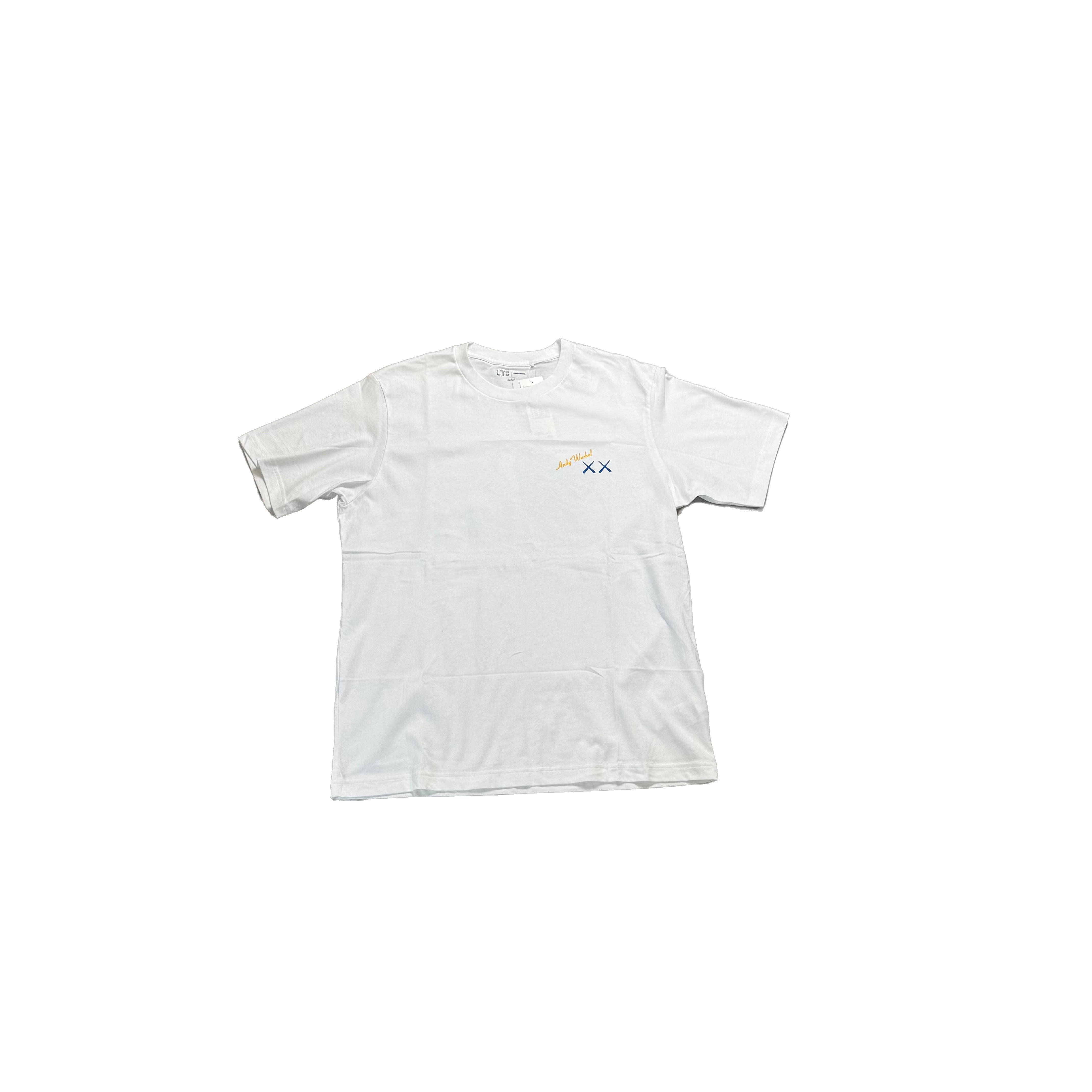 BNWT White Uniqlo x KAWS Tee - L