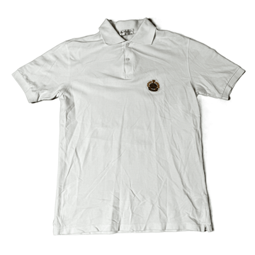 Vintage White Burberry Polo - M