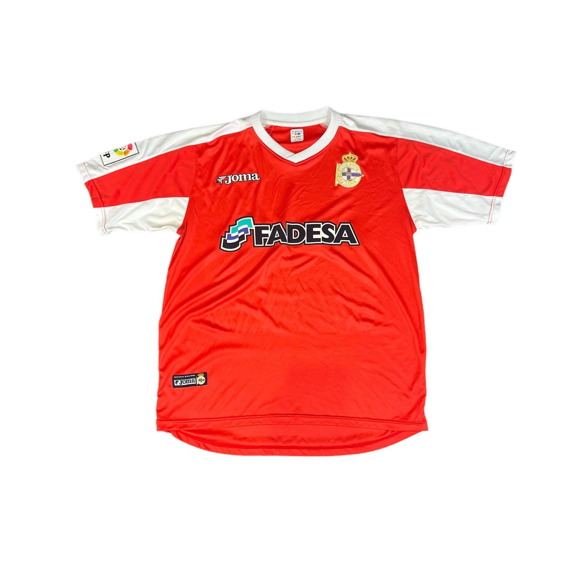 2003-04 Red Deportivo la Coruna Tee - Large - The Streetwear Studio