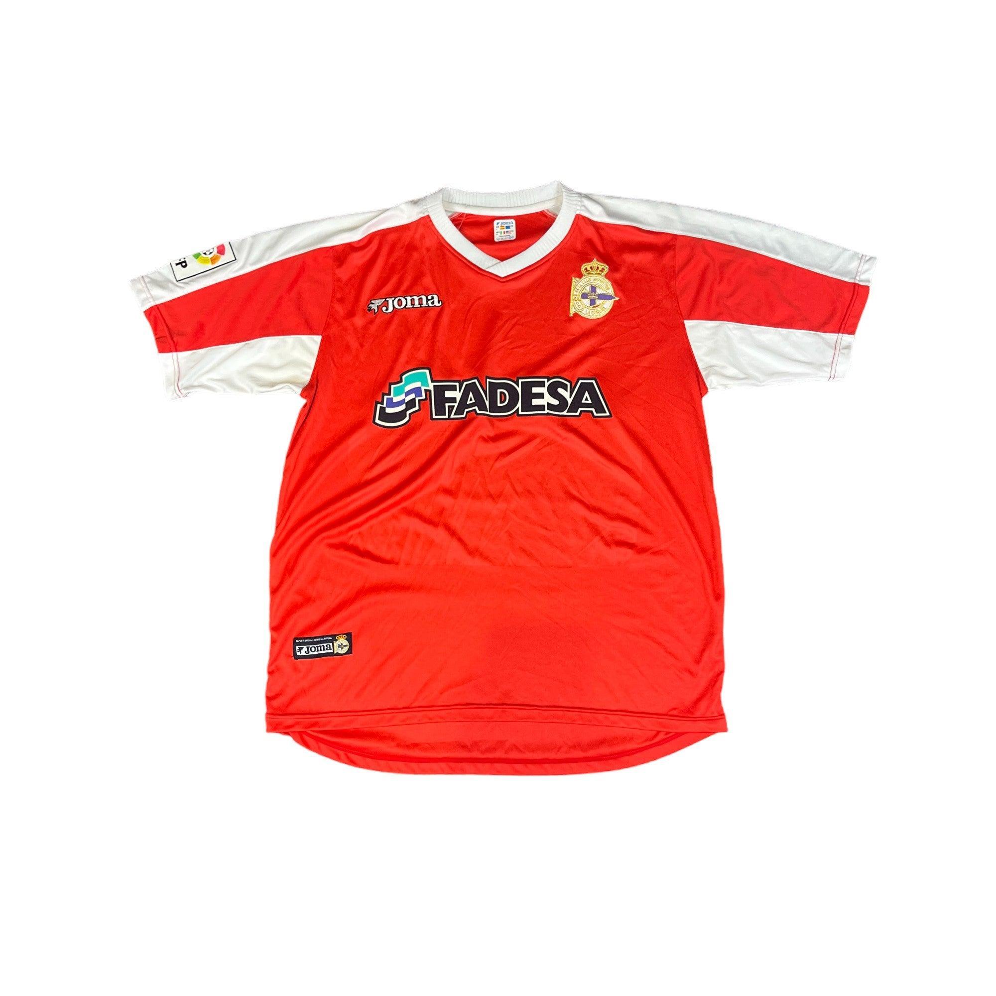 2003-04 Red Deportivo la Coruna Tee - Large - The Streetwear Studio