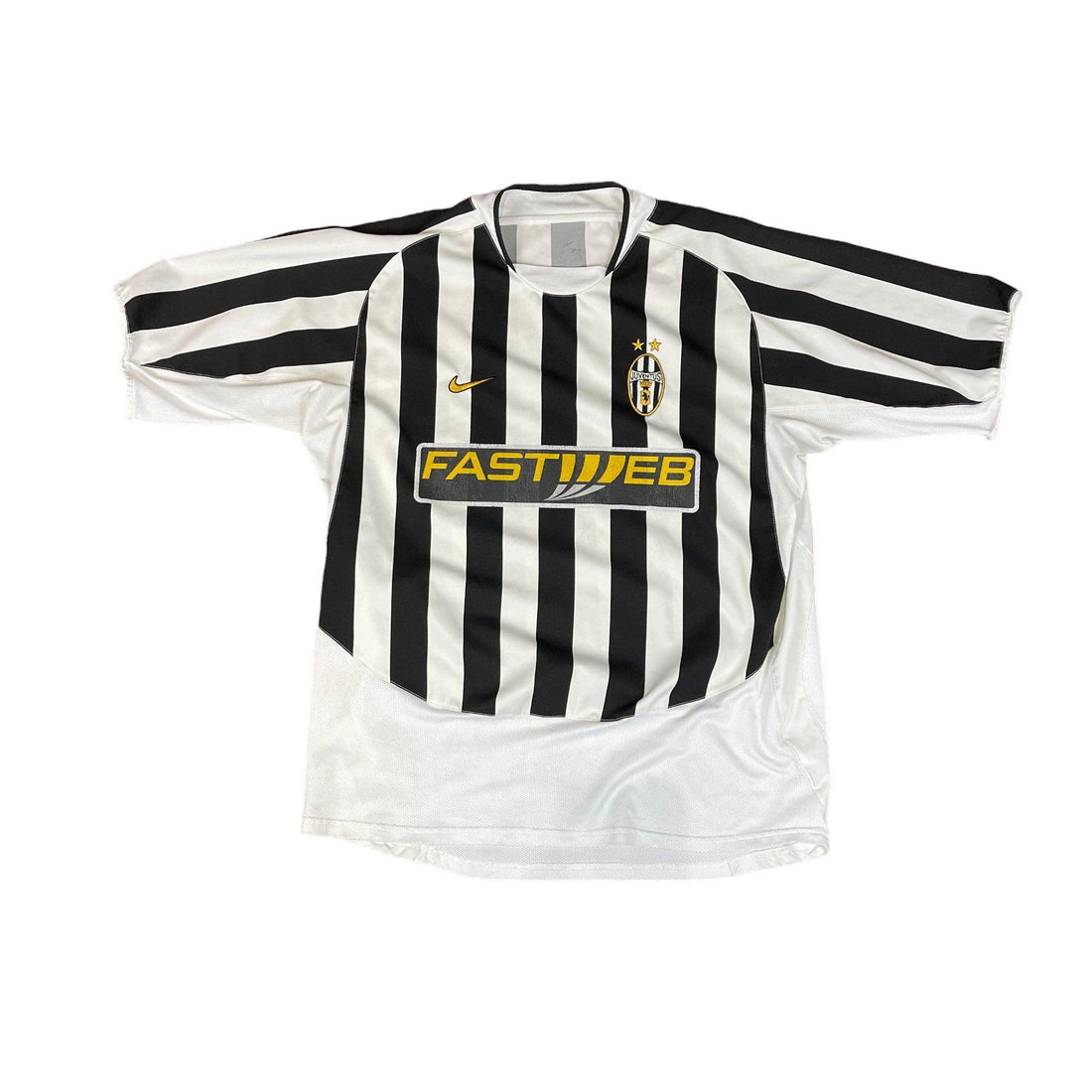 2003-04 White + Black Nike Juventus Tee - Extra Large - The Streetwear Studio