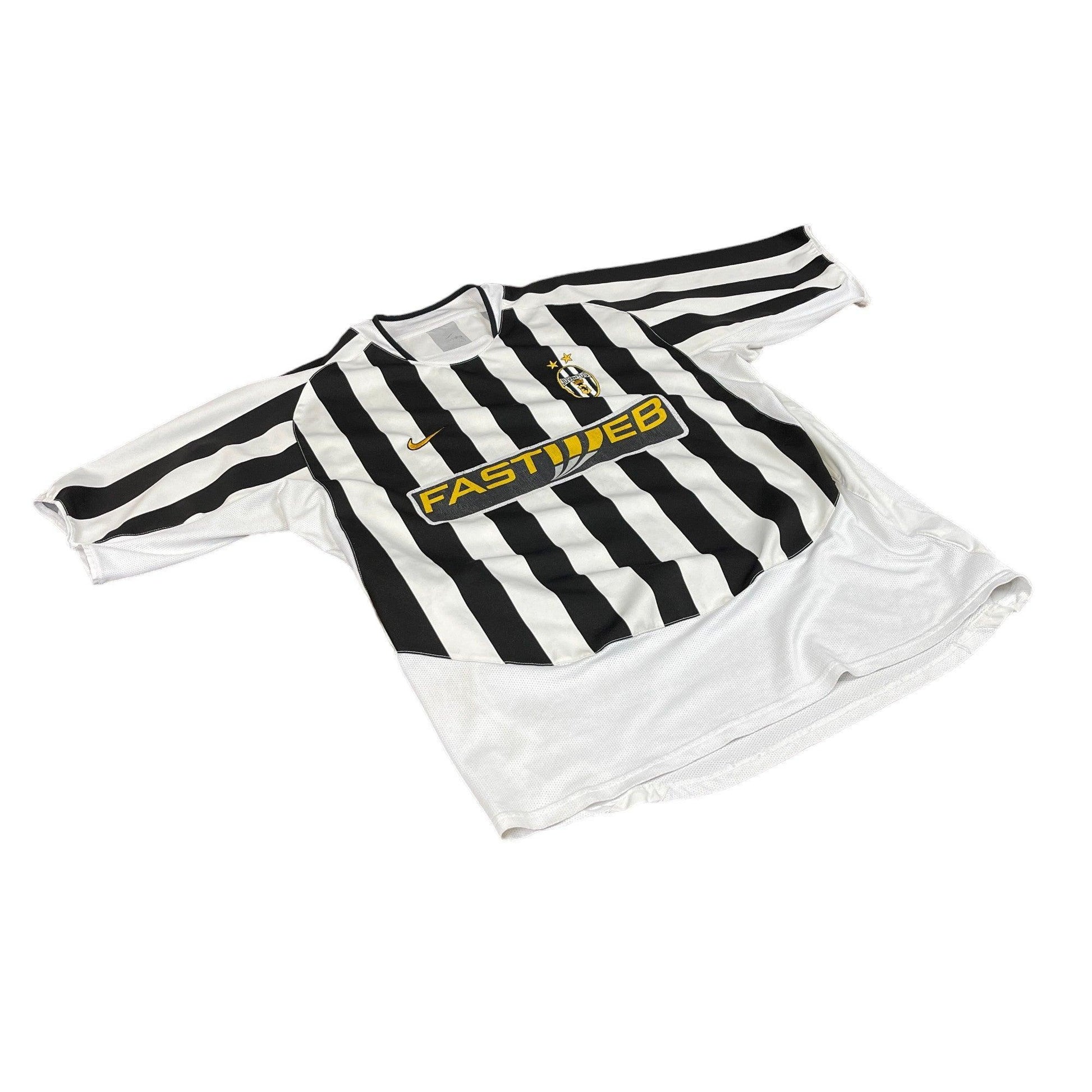 2003-04 White + Black Nike Juventus Tee - Extra Large - The Streetwear Studio