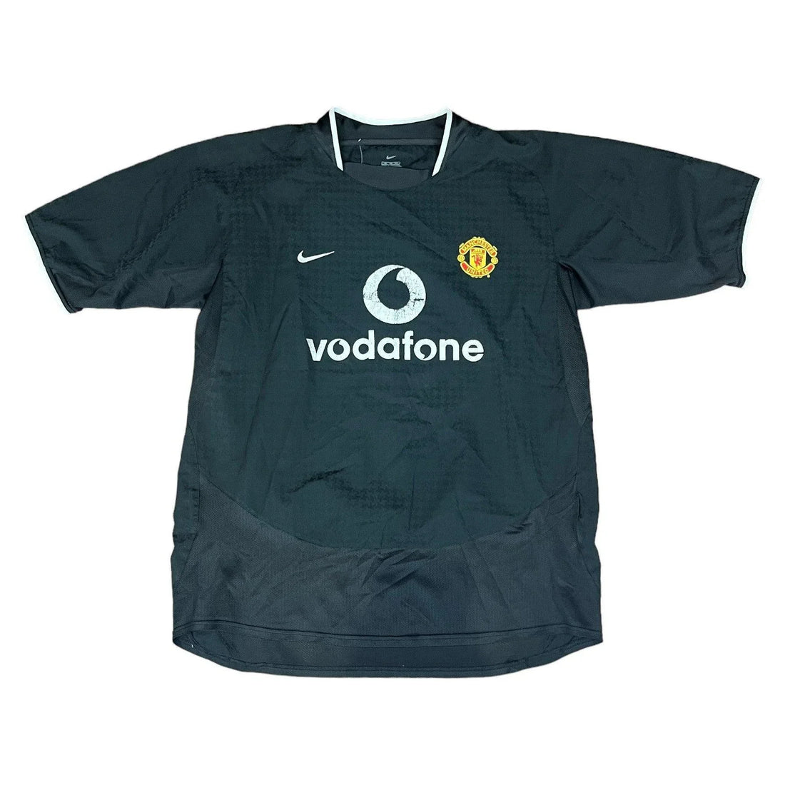 2003-05 Black Nike Manchester United Shirt - XL | The Streetwear Studio