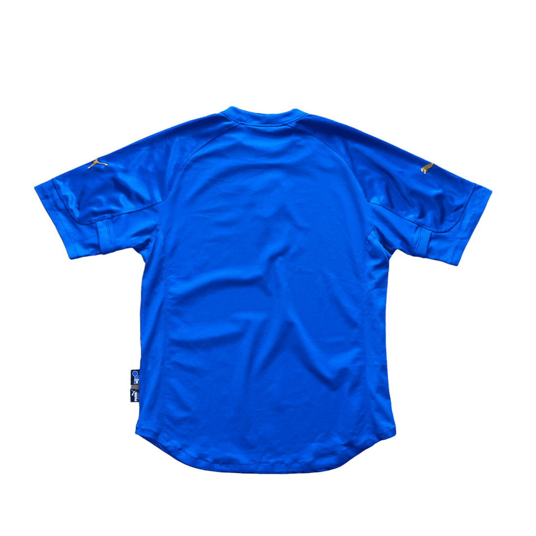 2004-06 Blue Puma Italy Home Shirt - Large - The Streetwear Studio