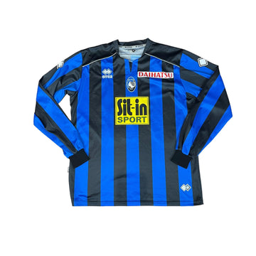 2005-06 Blue + Black Atlanta Doni Long Sleeve Tee - Extra Large - The Streetwear Studio