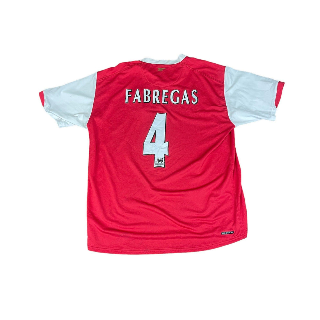 2006-08 Burgundy + White Nike Arsenal Fabregas Tee - Large - The Streetwear Studio