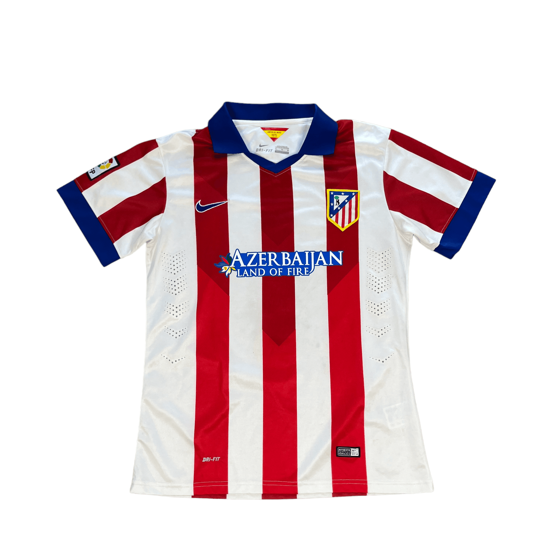 2014-15 Red + White Nike Athletico Madrid Panza Home Tee - Extra Large - The Streetwear Studio