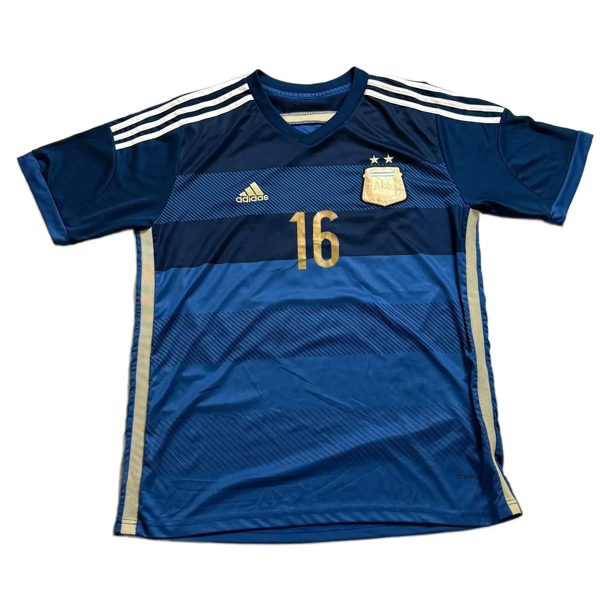 2014 Argentina Away 'Aguero' Shirt - L | The Streetwear Studio