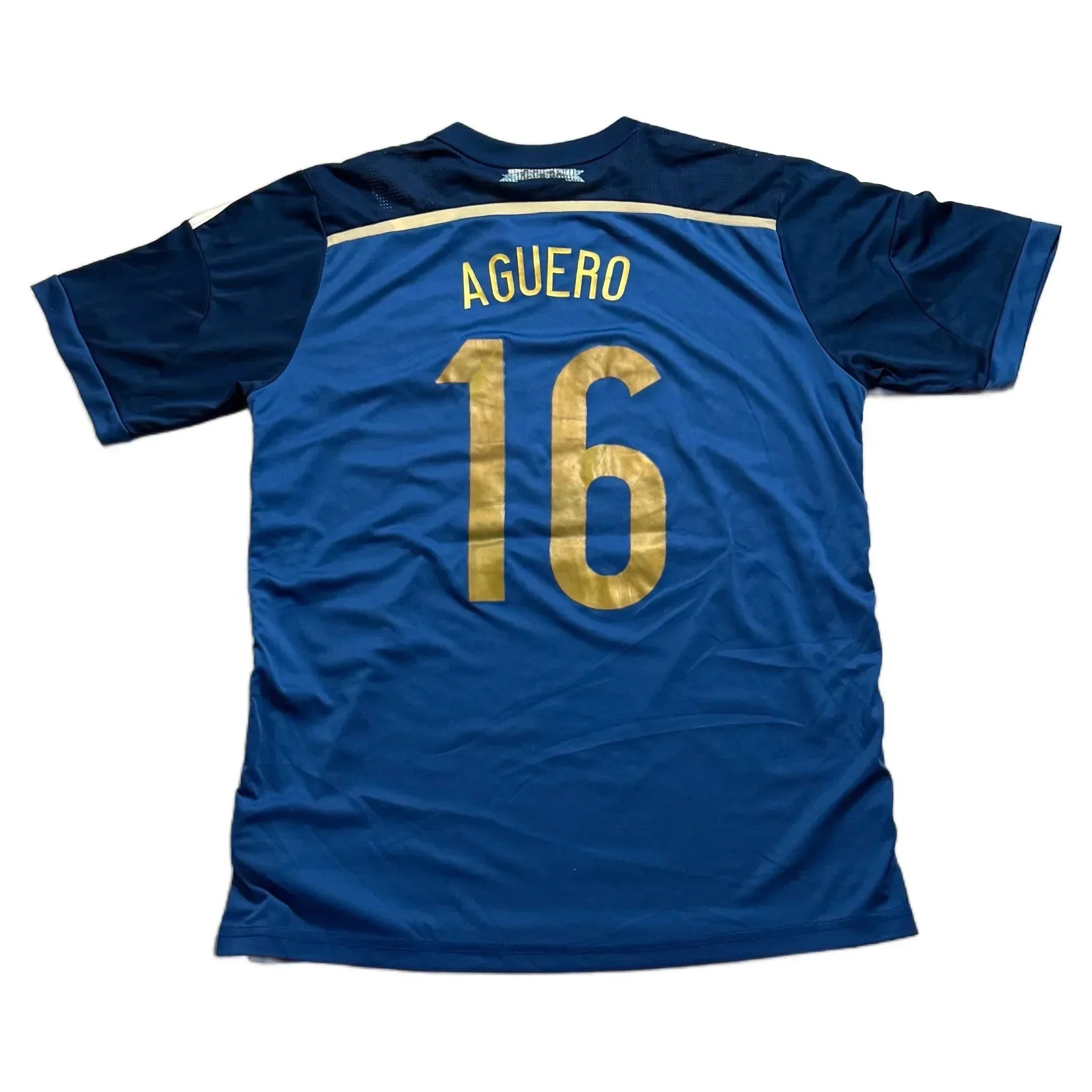 2014 Argentina Away 'Aguero' Shirt - L | The Streetwear Studio