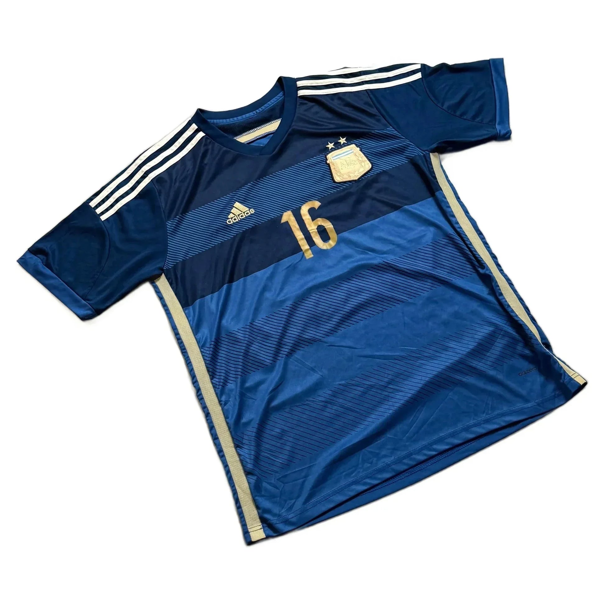 2014 Argentina Away 'Aguero' Shirt - L | The Streetwear Studio