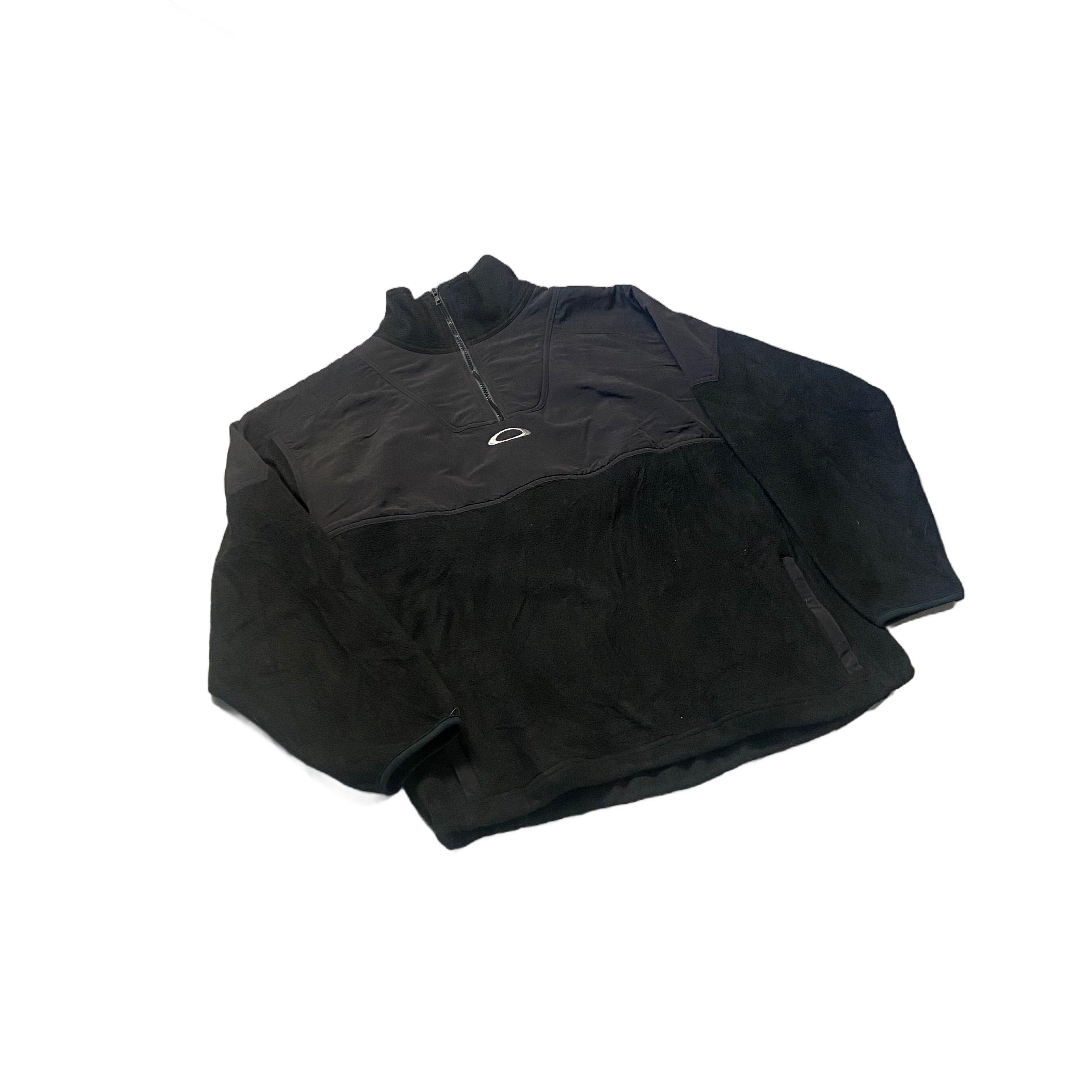 Black Oakley 1/4 Zip Fleece - XL