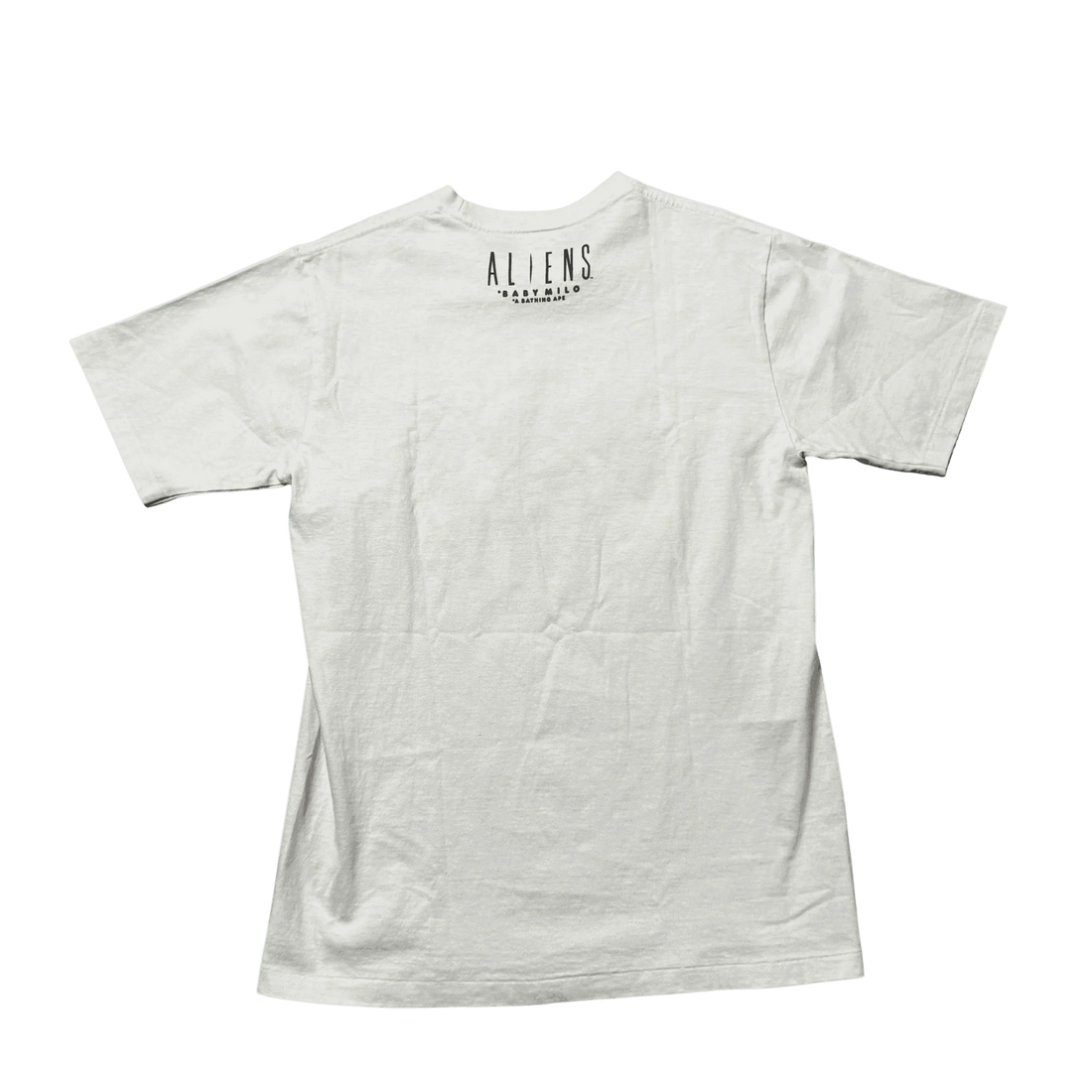 White A Bathing Ape (BAPE) x Aliens Tee - M