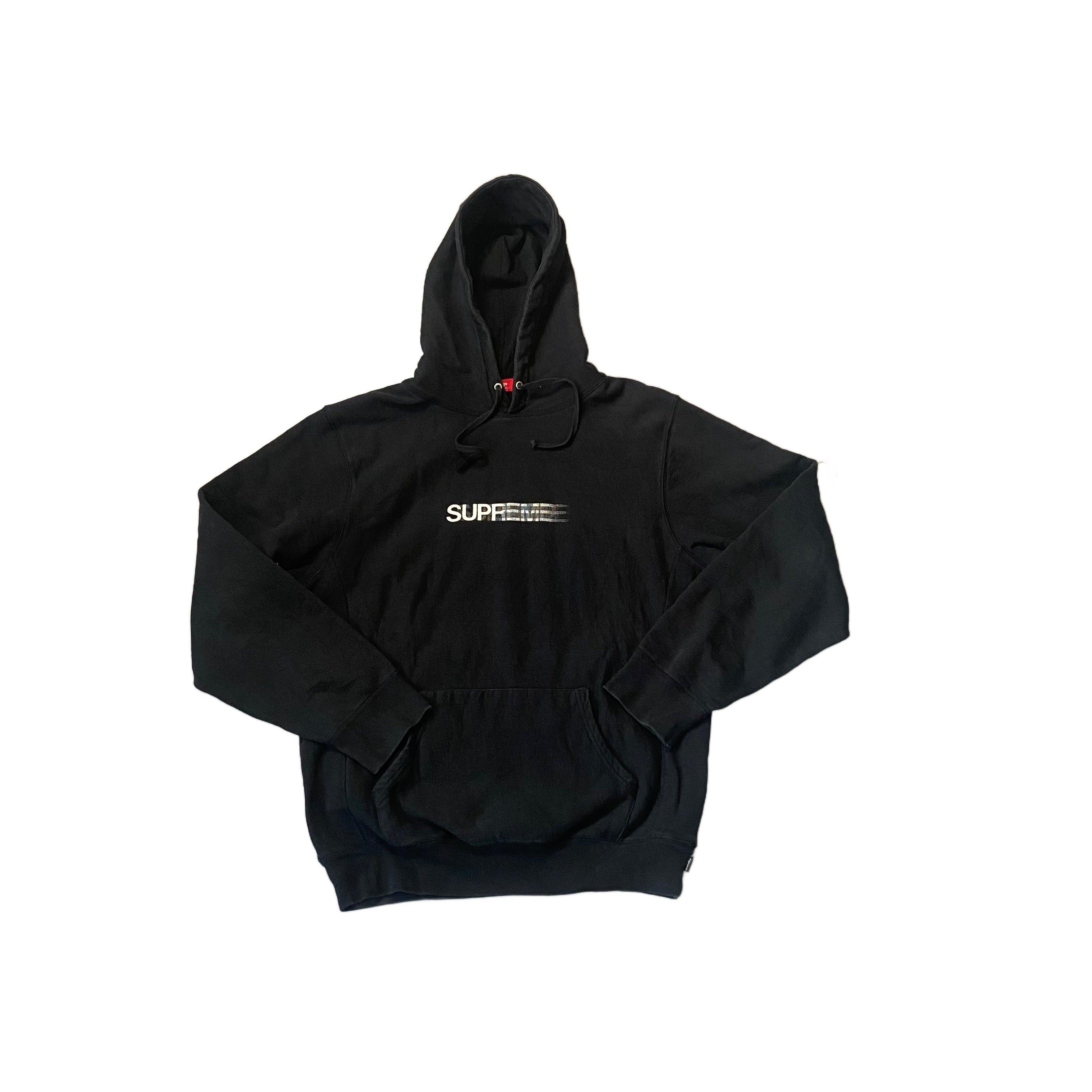 Black Supreme Hoodie - L