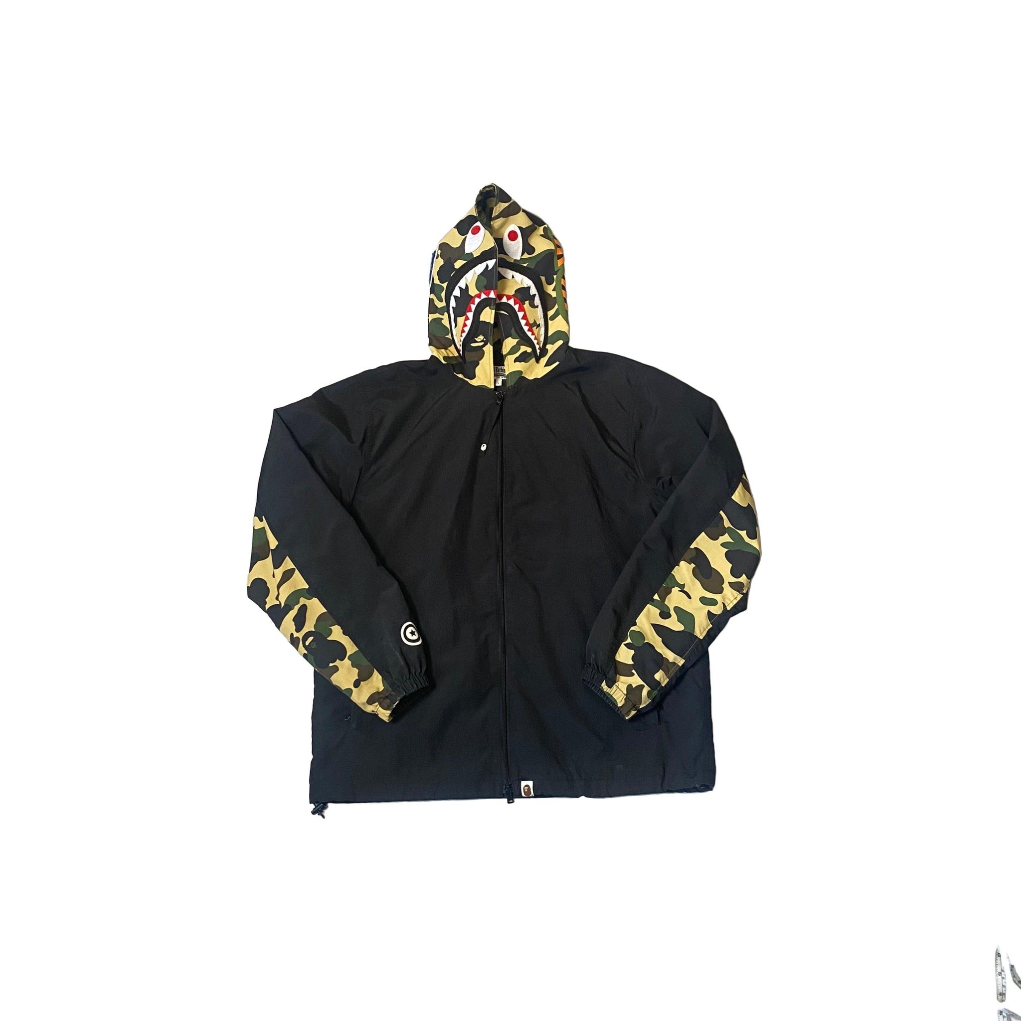 Black + Camo A Bathing Ape (BAPE) Jacket - L