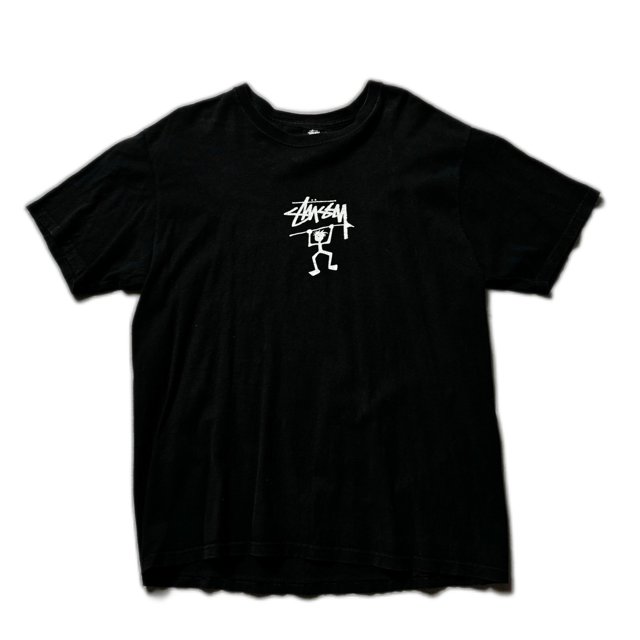 Black Stussy Tee - L (Recommended Size - XL)