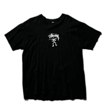 Black Stussy Tee - L (Recommended Size - XL)