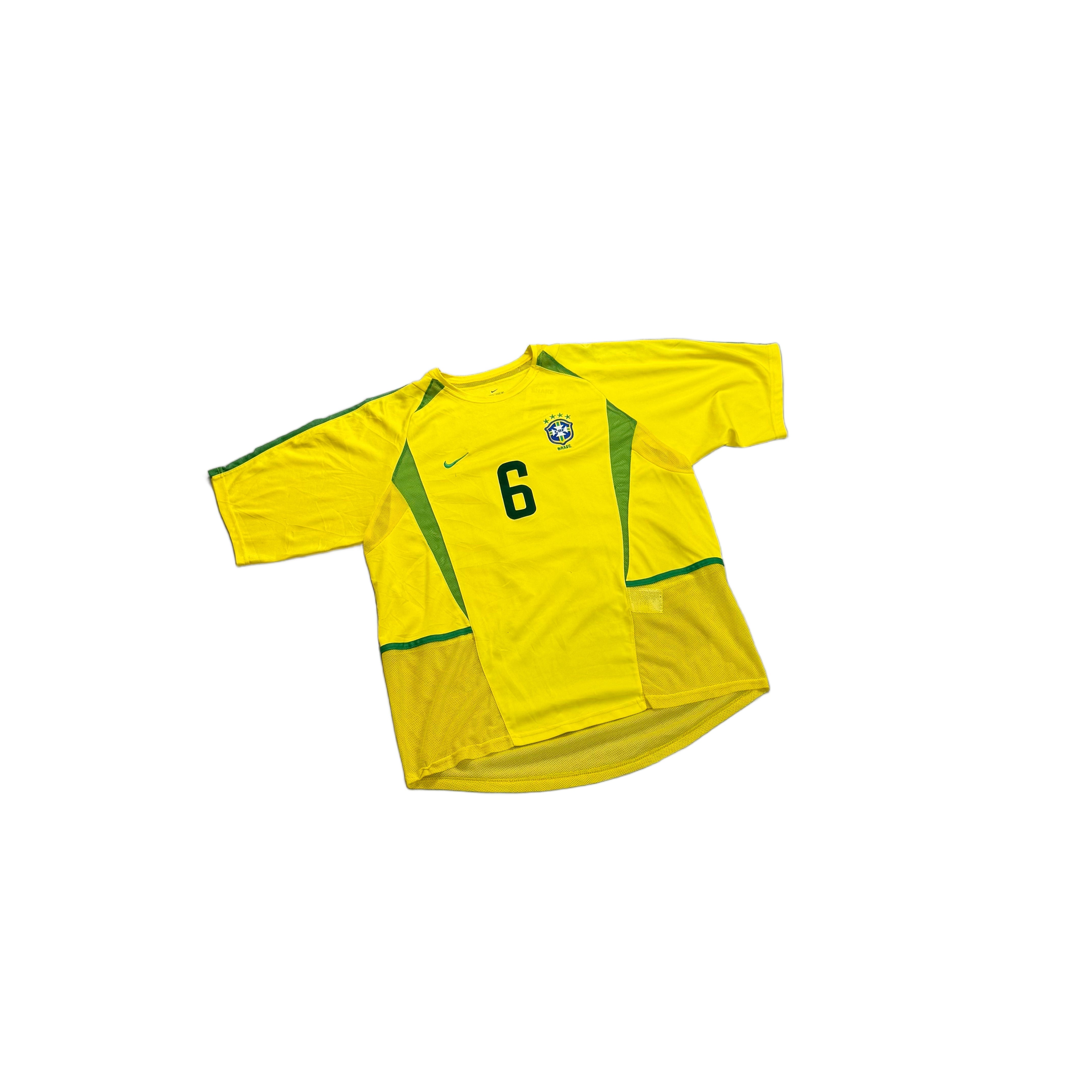 2002 Brazil 'R.Carlos' Shirt - XL