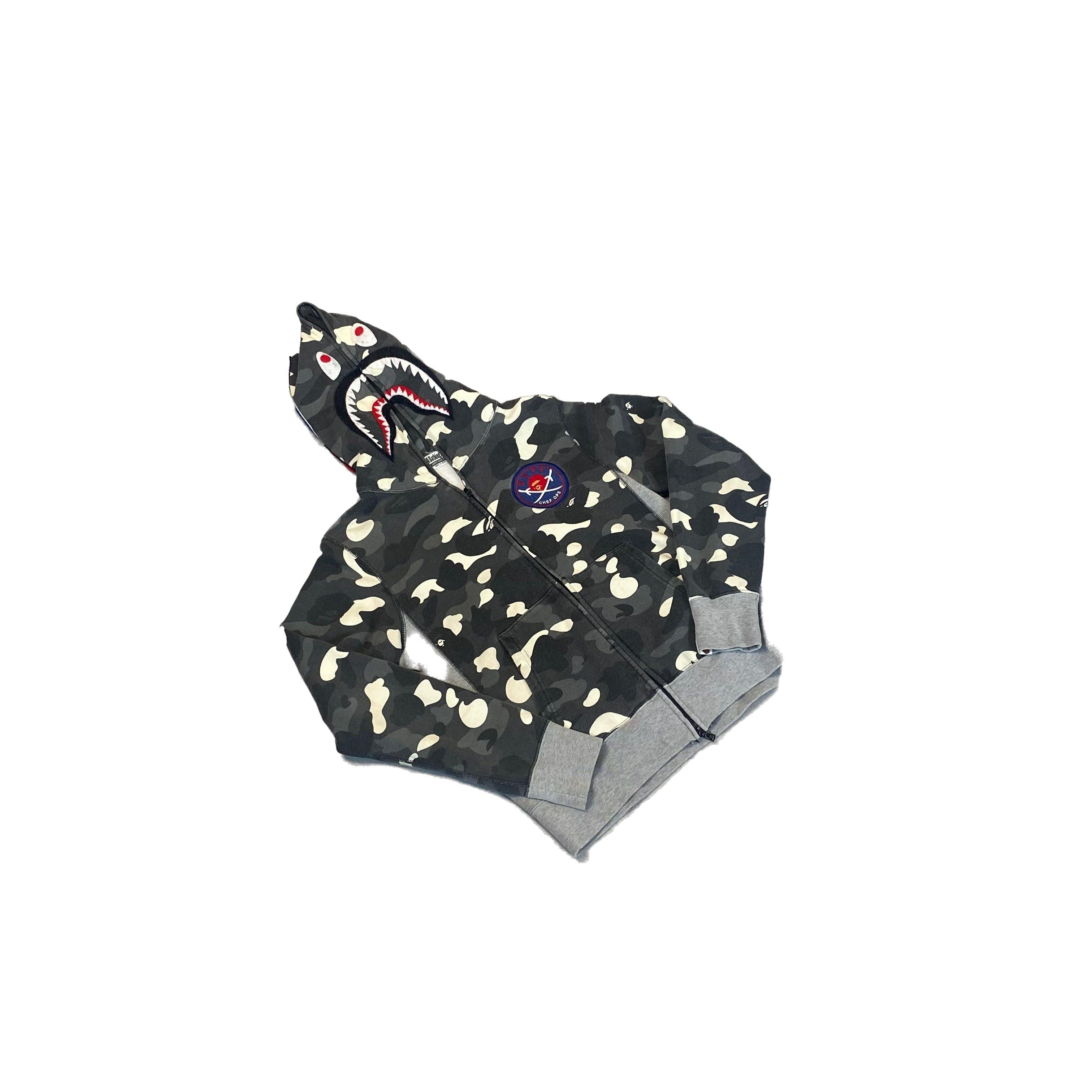 A Bathing Ape (BAPE) Shark Hoodie - S