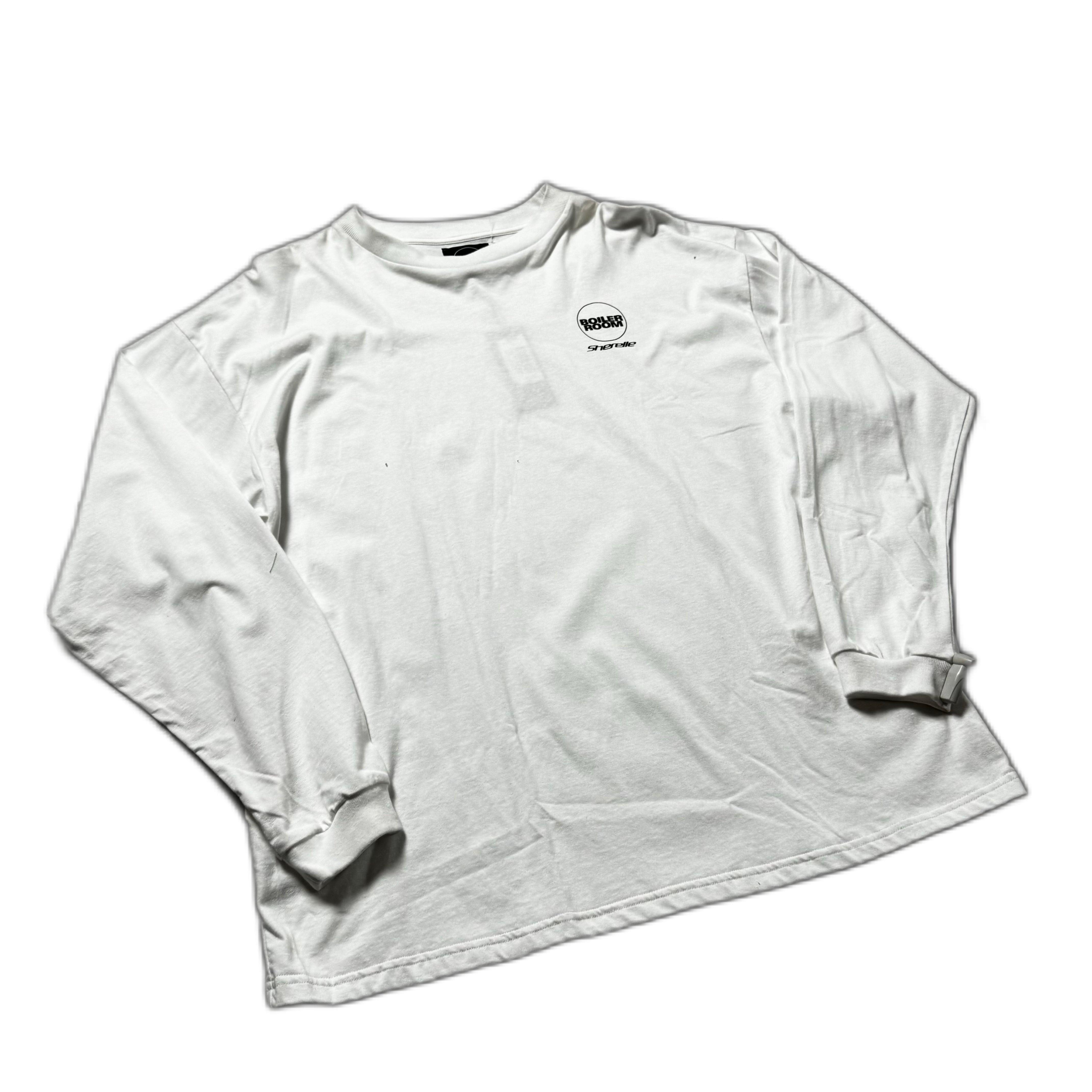 Brand New White Boiler Room Long Sleeve Tee - L