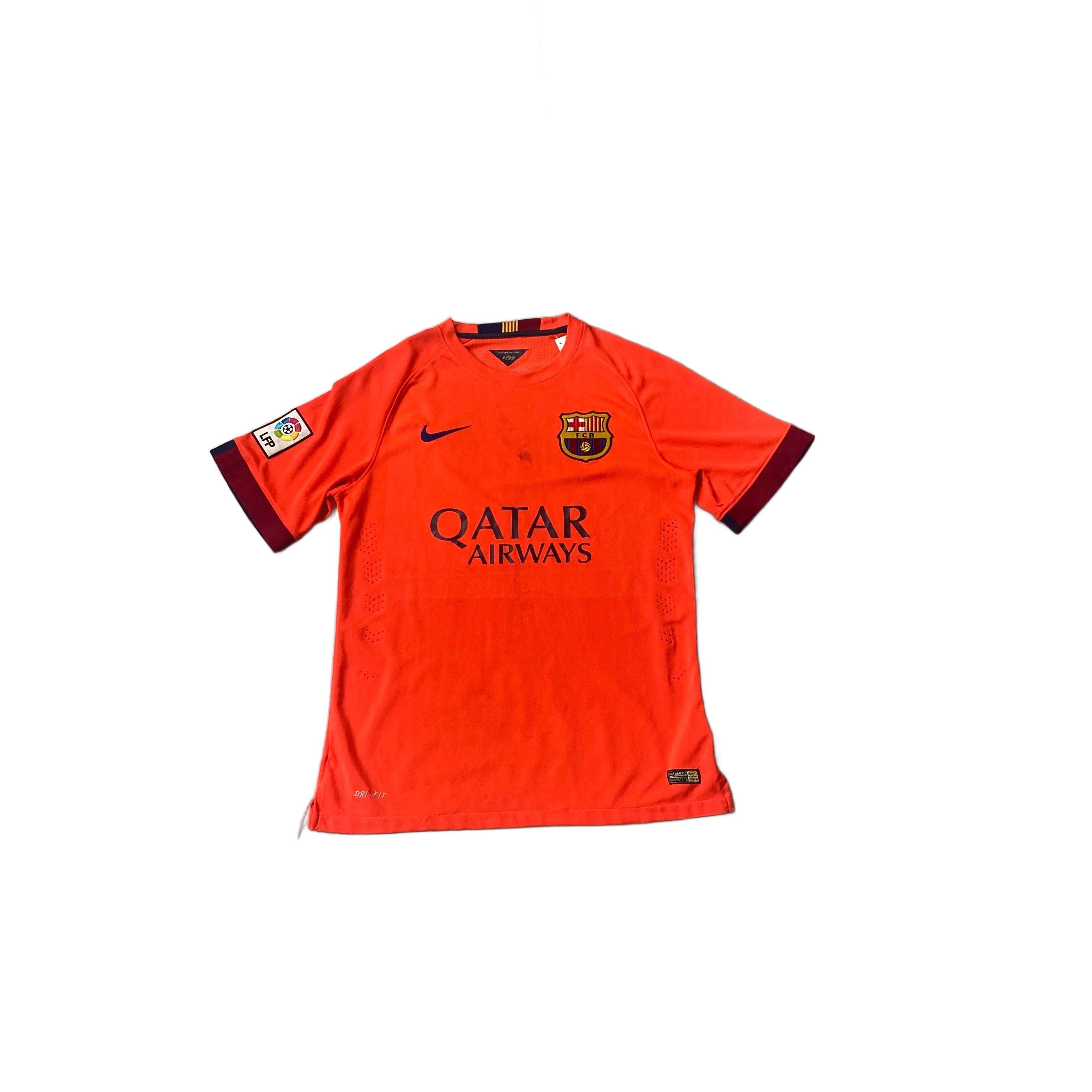 2014 -15 Barcelona Away Shirt - L